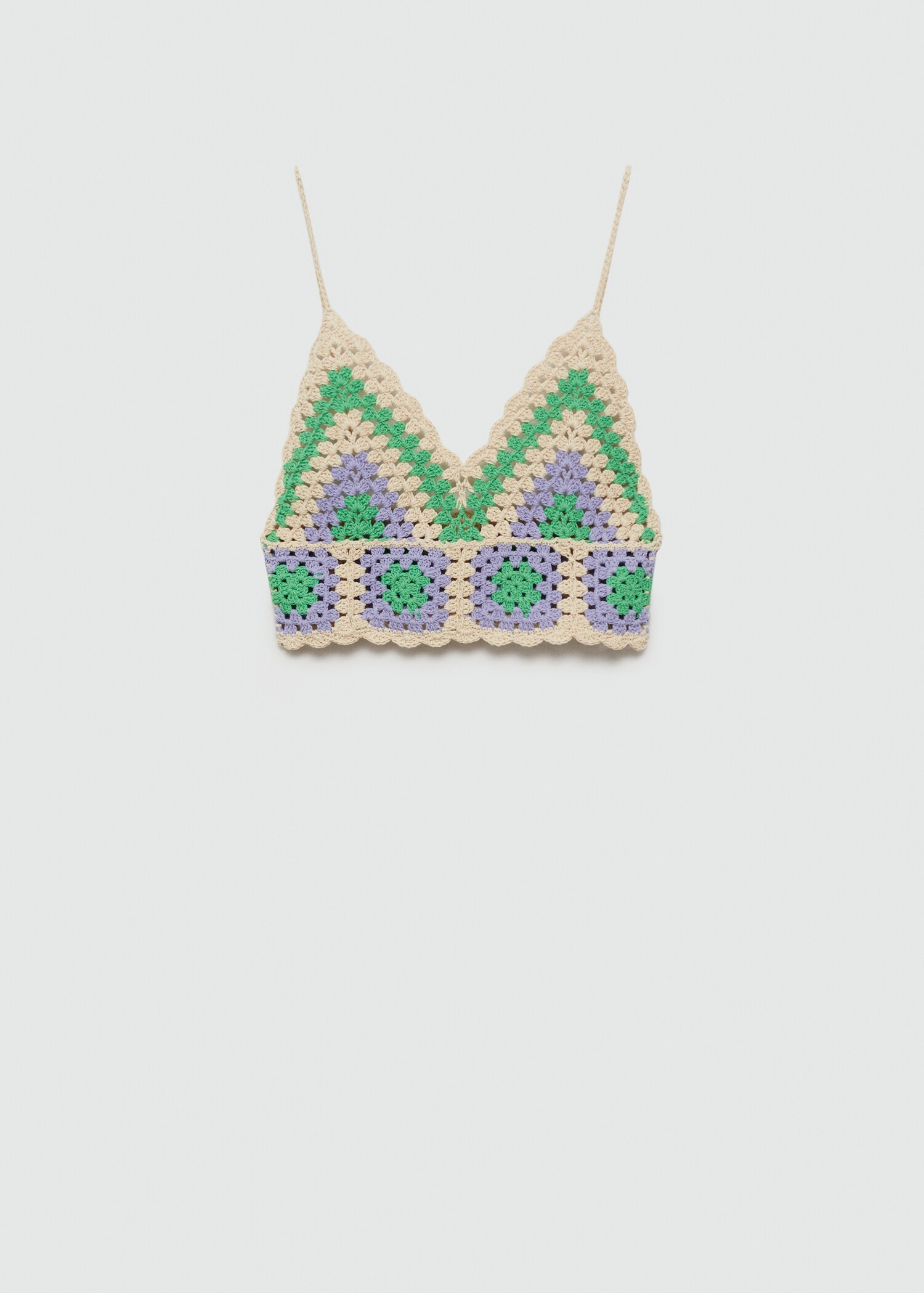 Combined crochet top - Article without model