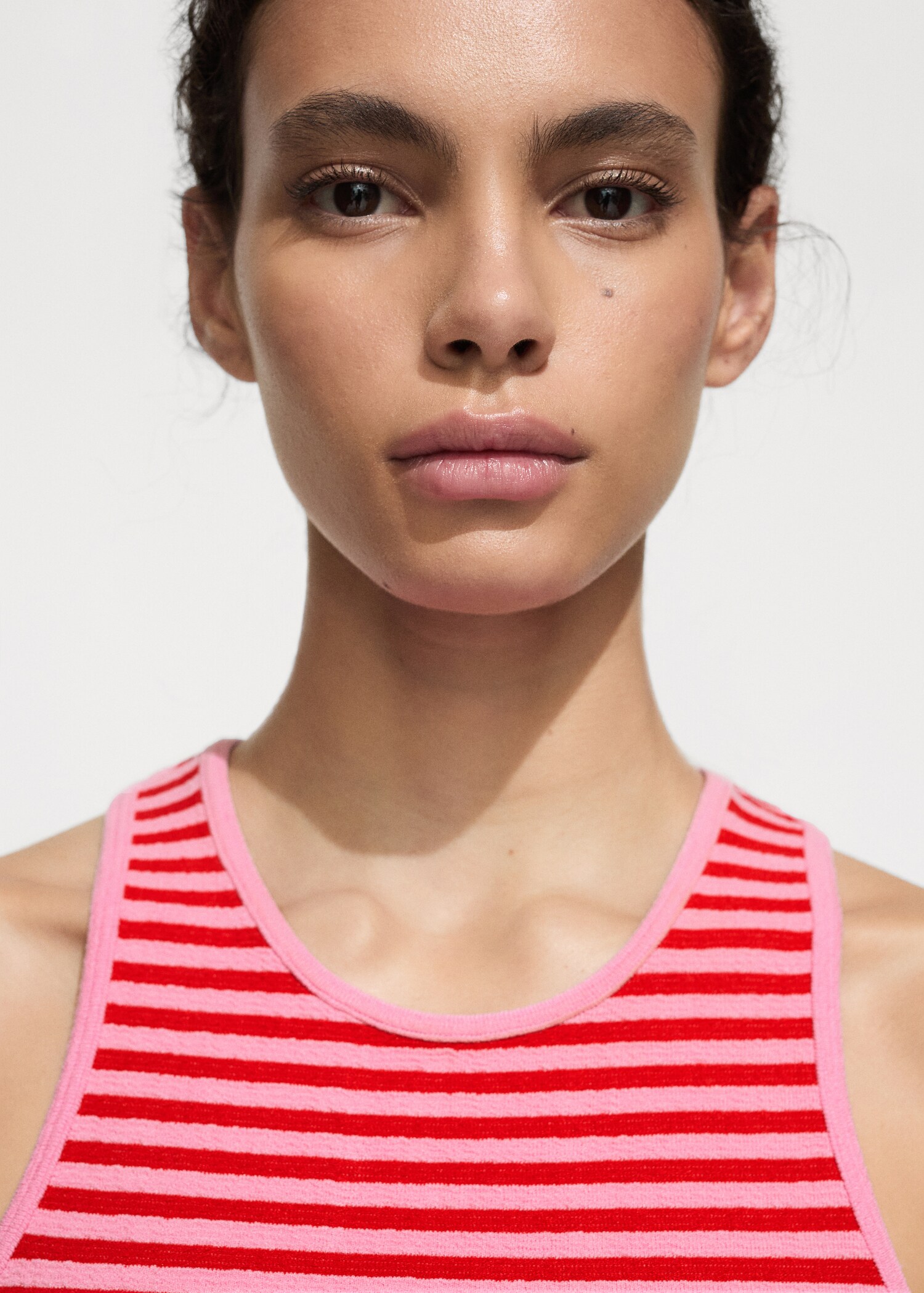 Top maglia righe - Piano medio