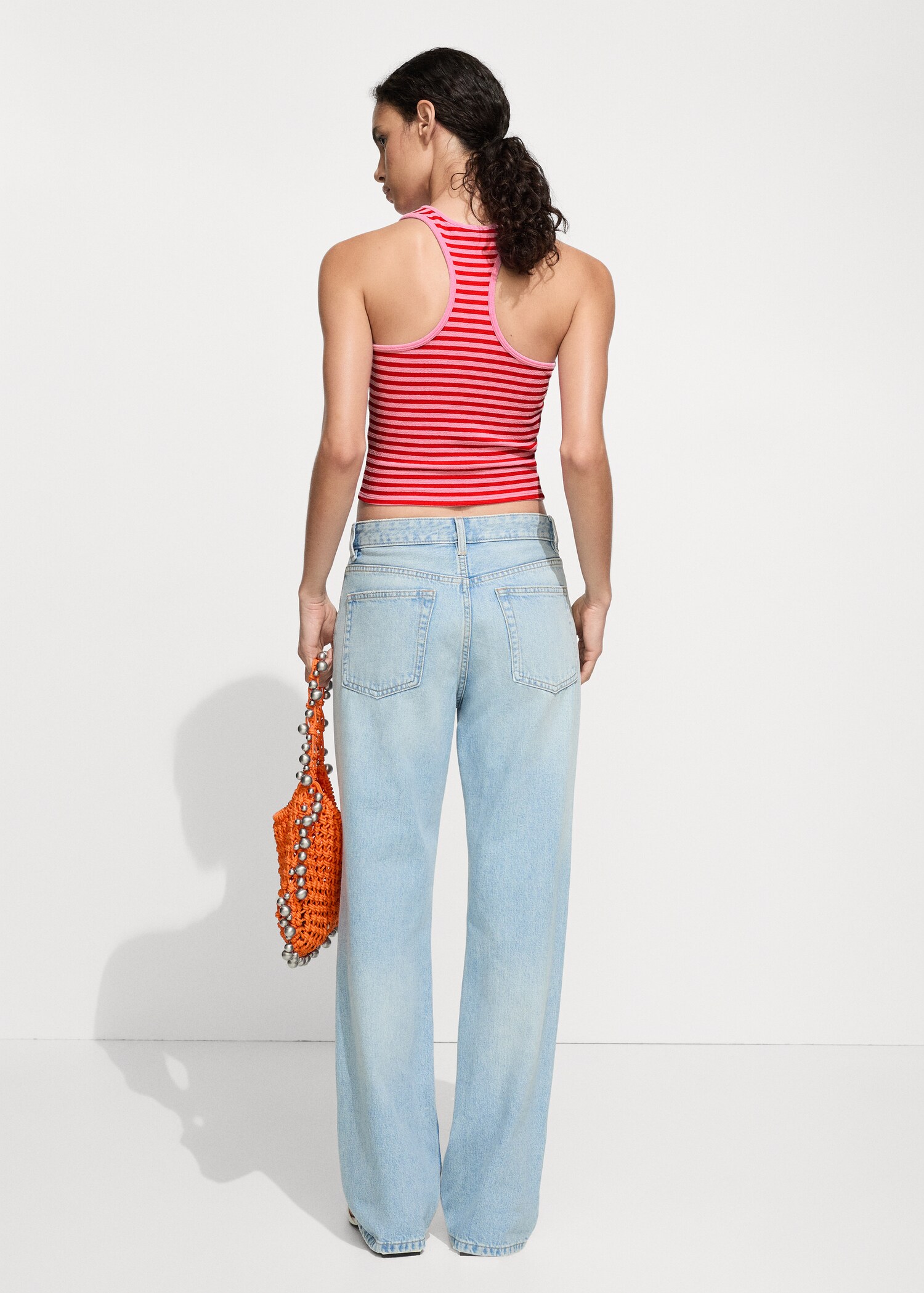 Top maglia righe - Retro dell'articolo