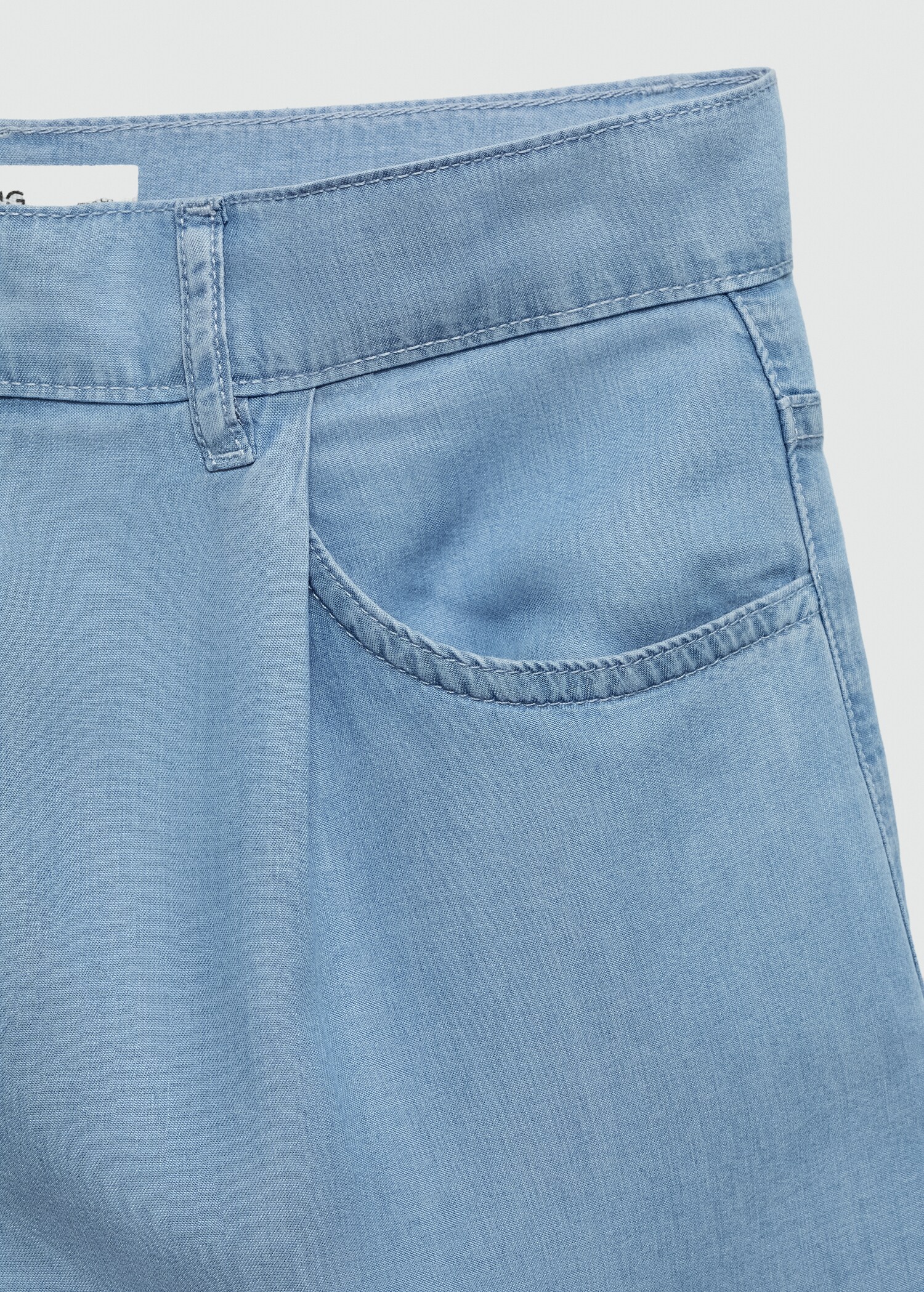 Bermudas i lyocell pressveck - Detaljer om artikeln 0