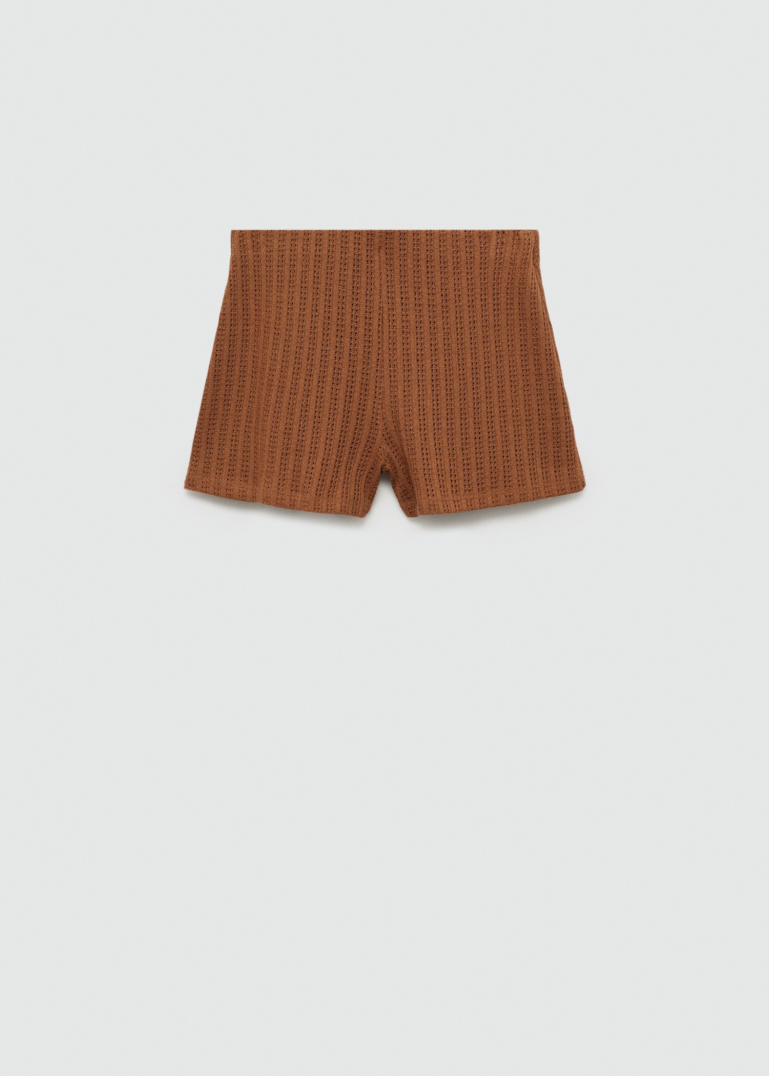 Straight-fit knitted shorts - Article without model
