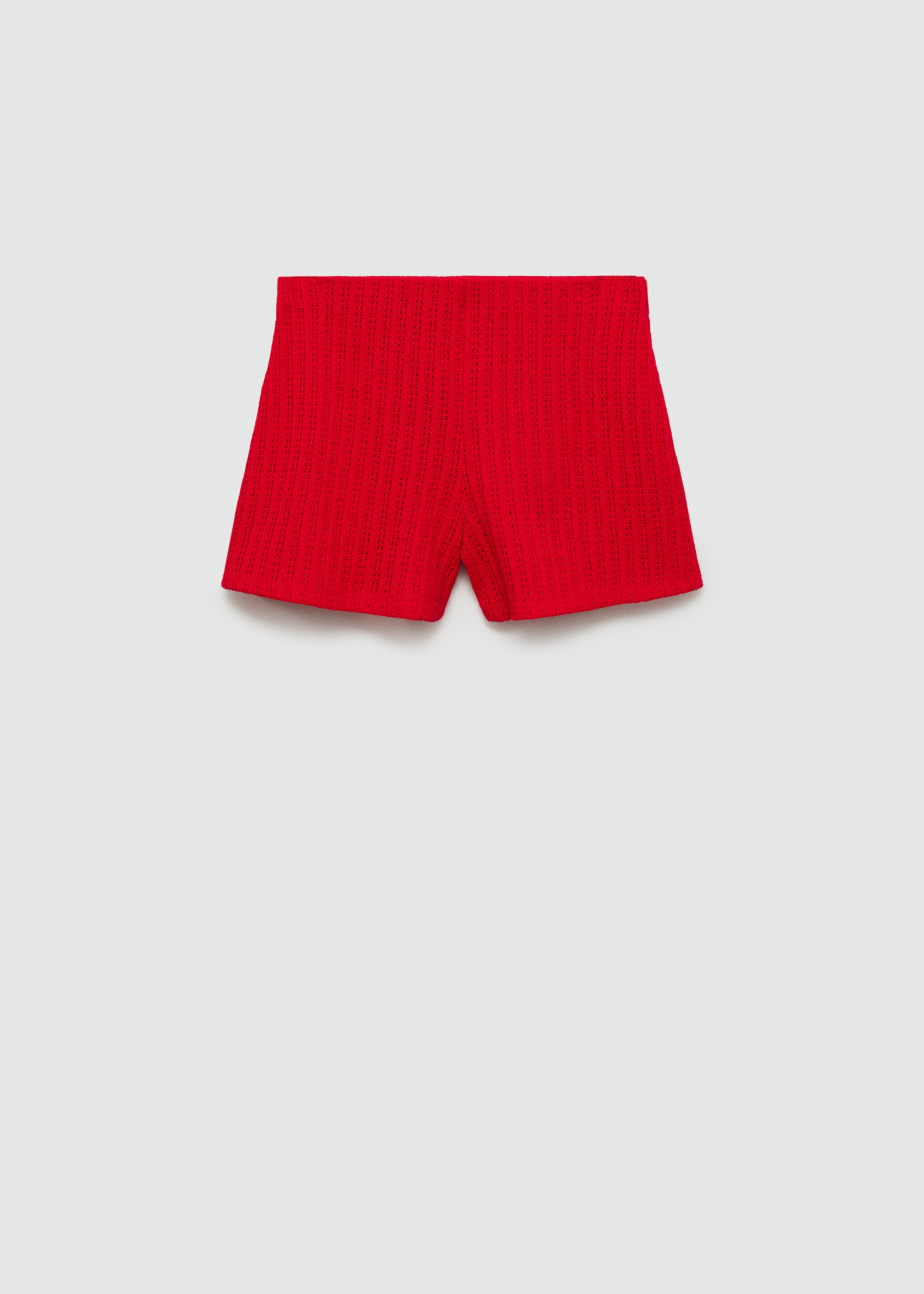Straight-fit knitted shorts - Article without model