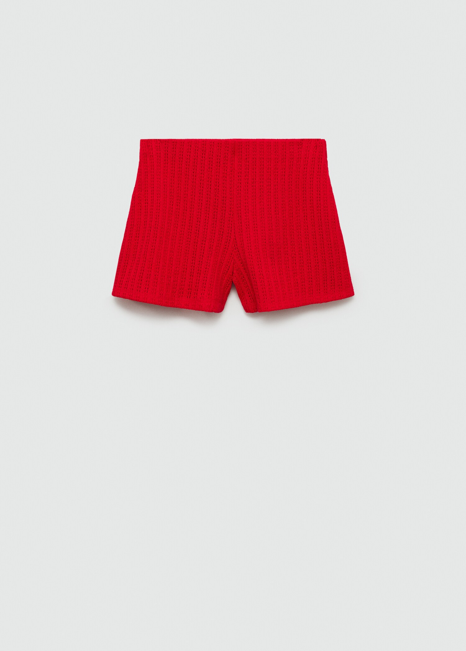 Straight-fit knitted shorts - Article without model