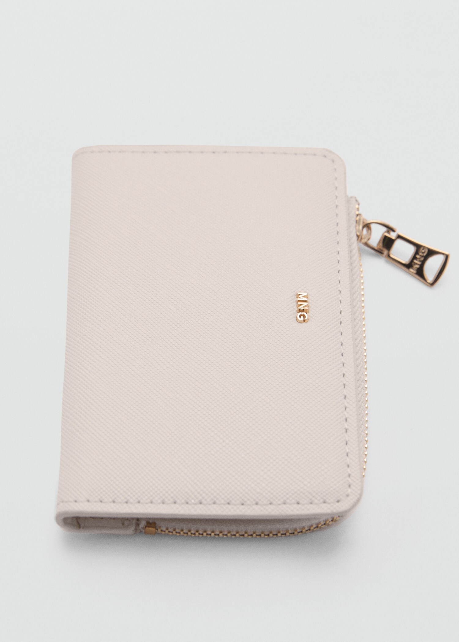 Saffiano-effect wallet - Medium plane