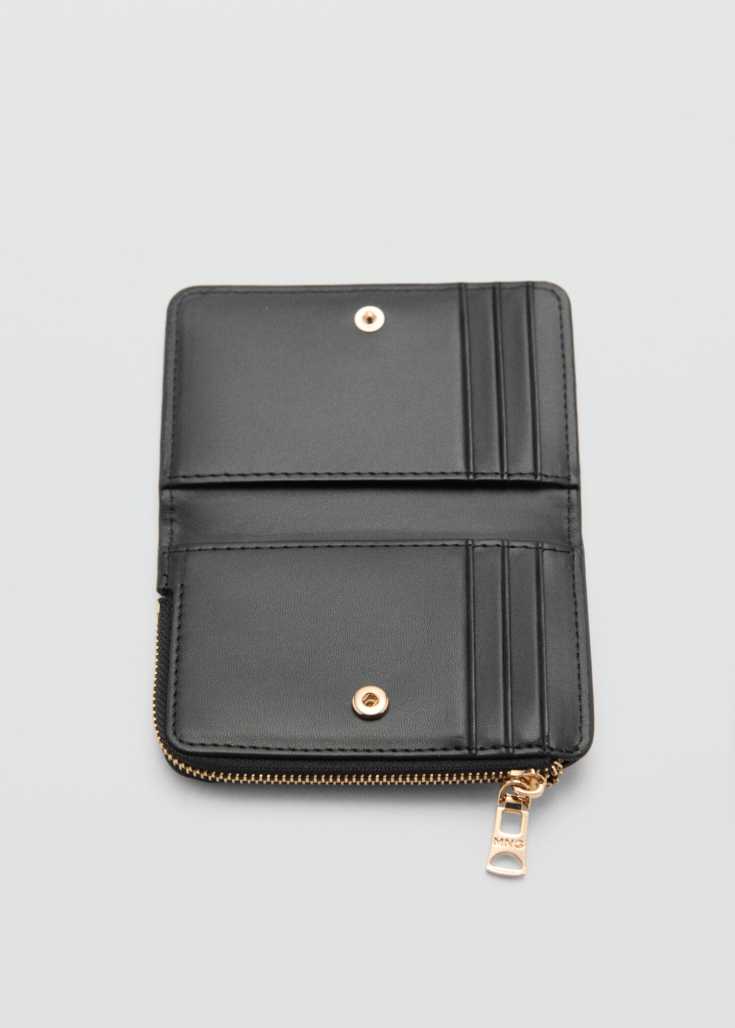 Saffiano-effect wallet - Medium plane