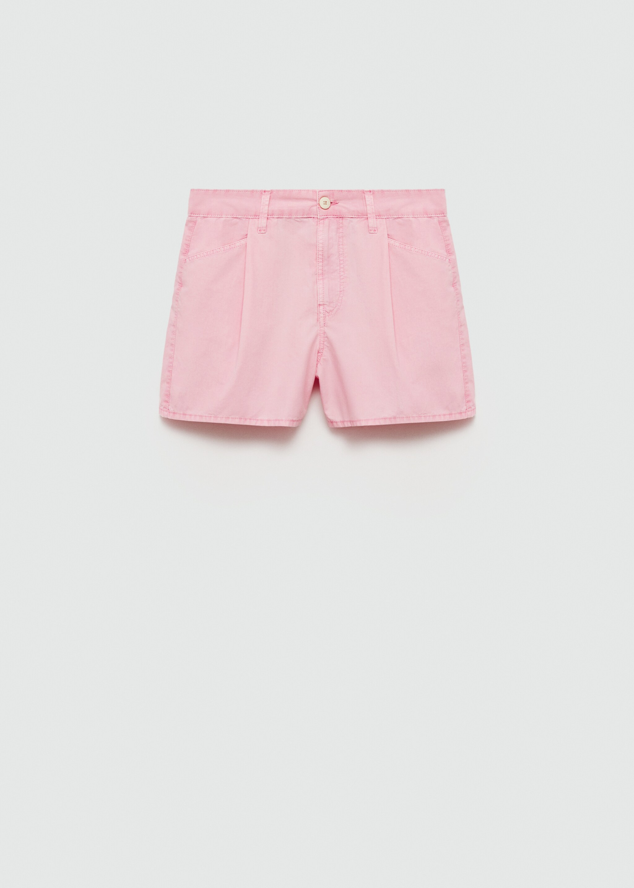 Straight-fit denim shorts - Article without model