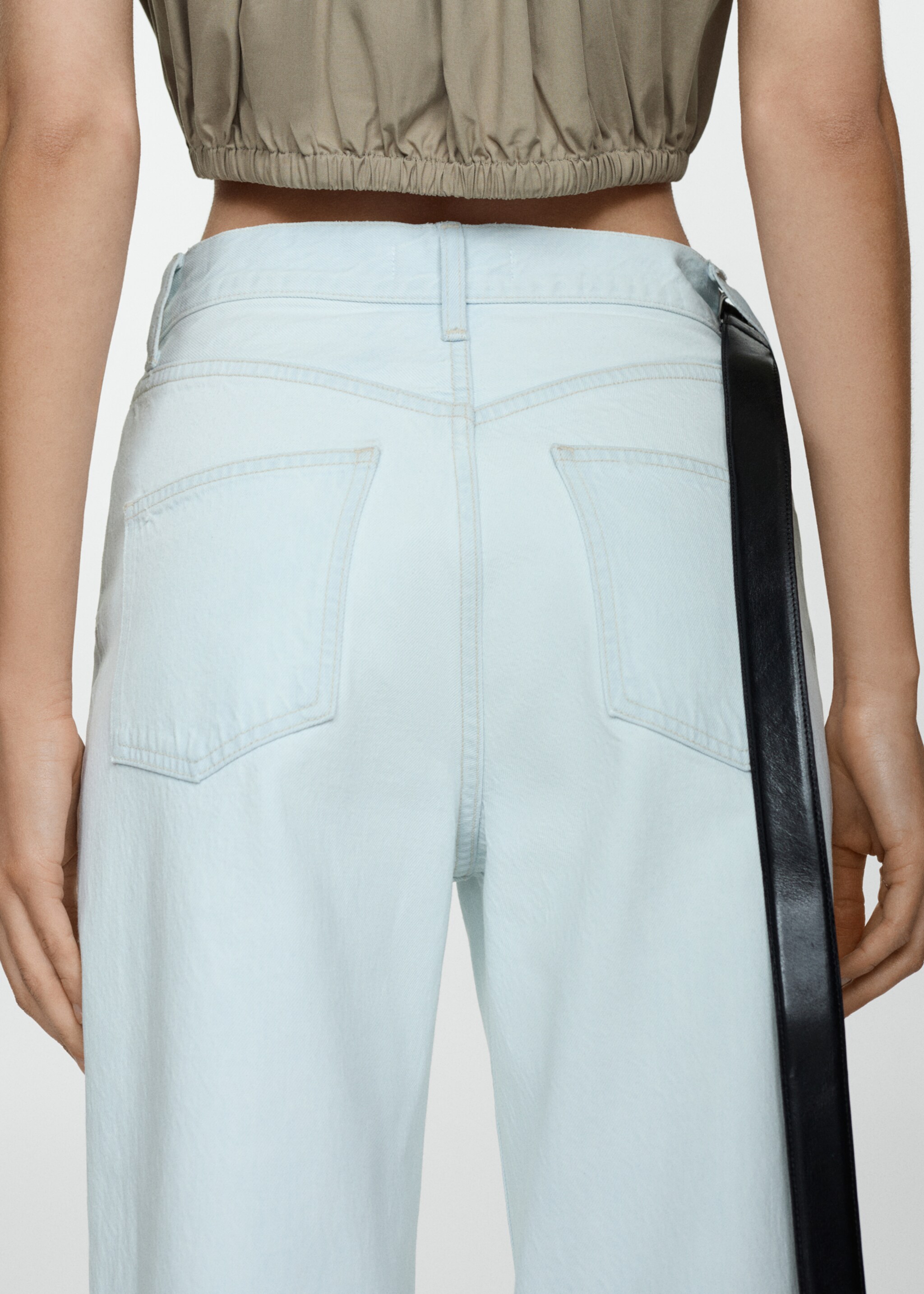 High-rise wideleg jeans - Details of the article 6