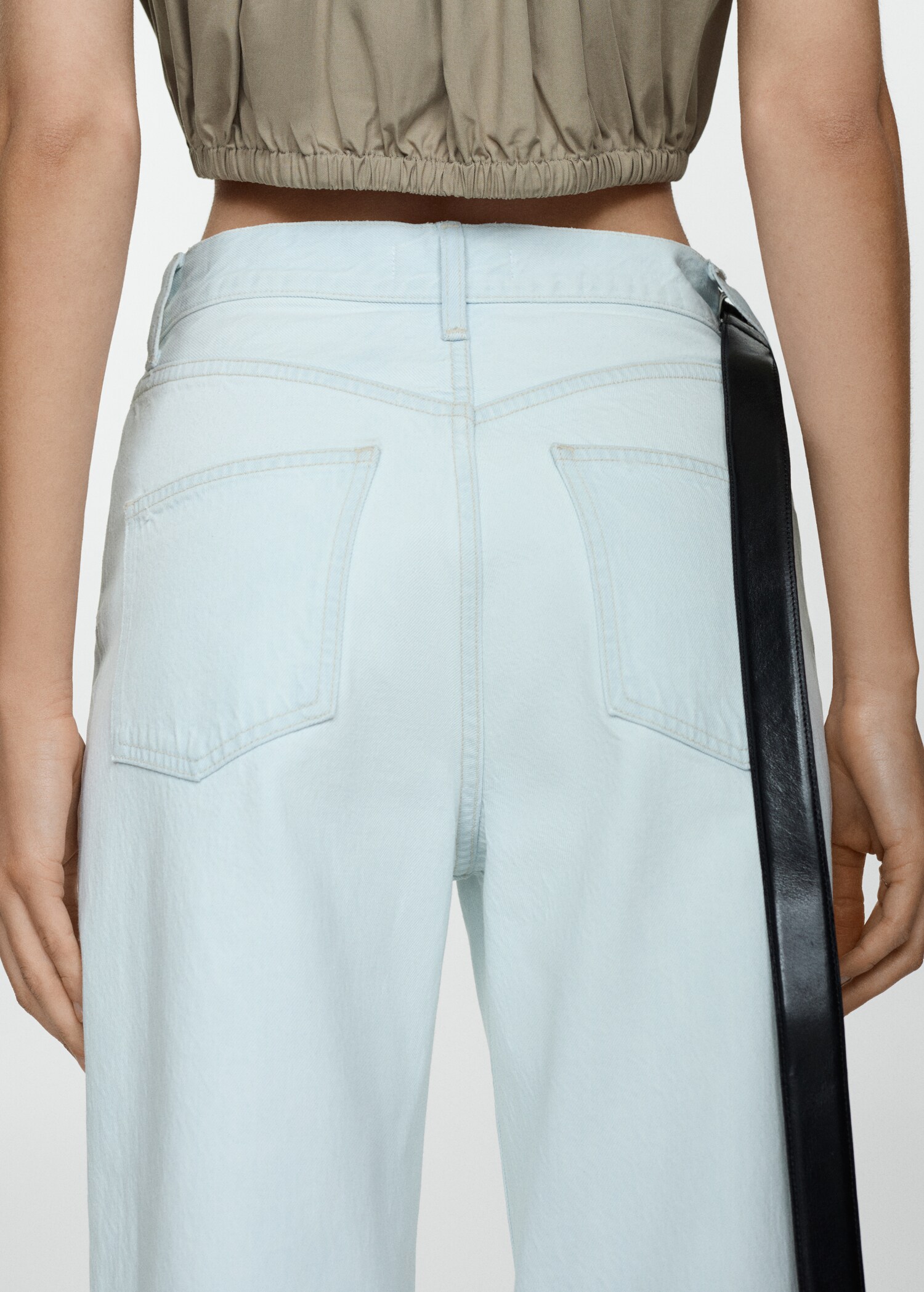 Wideleg-Jeans mit hohem Bund - Detail des Artikels 6