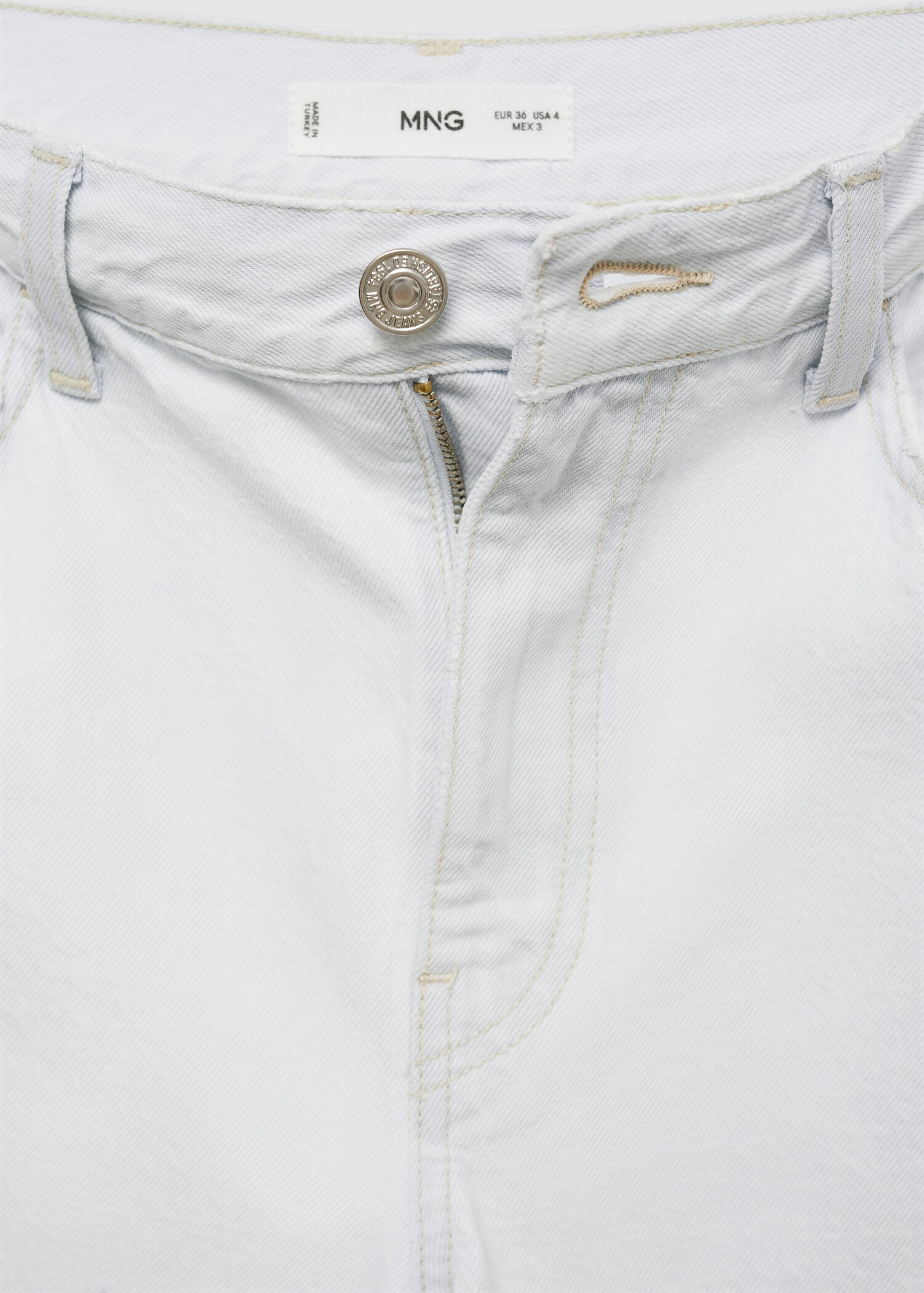 Wideleg-Jeans mit hohem Bund - Detail des Artikels 8