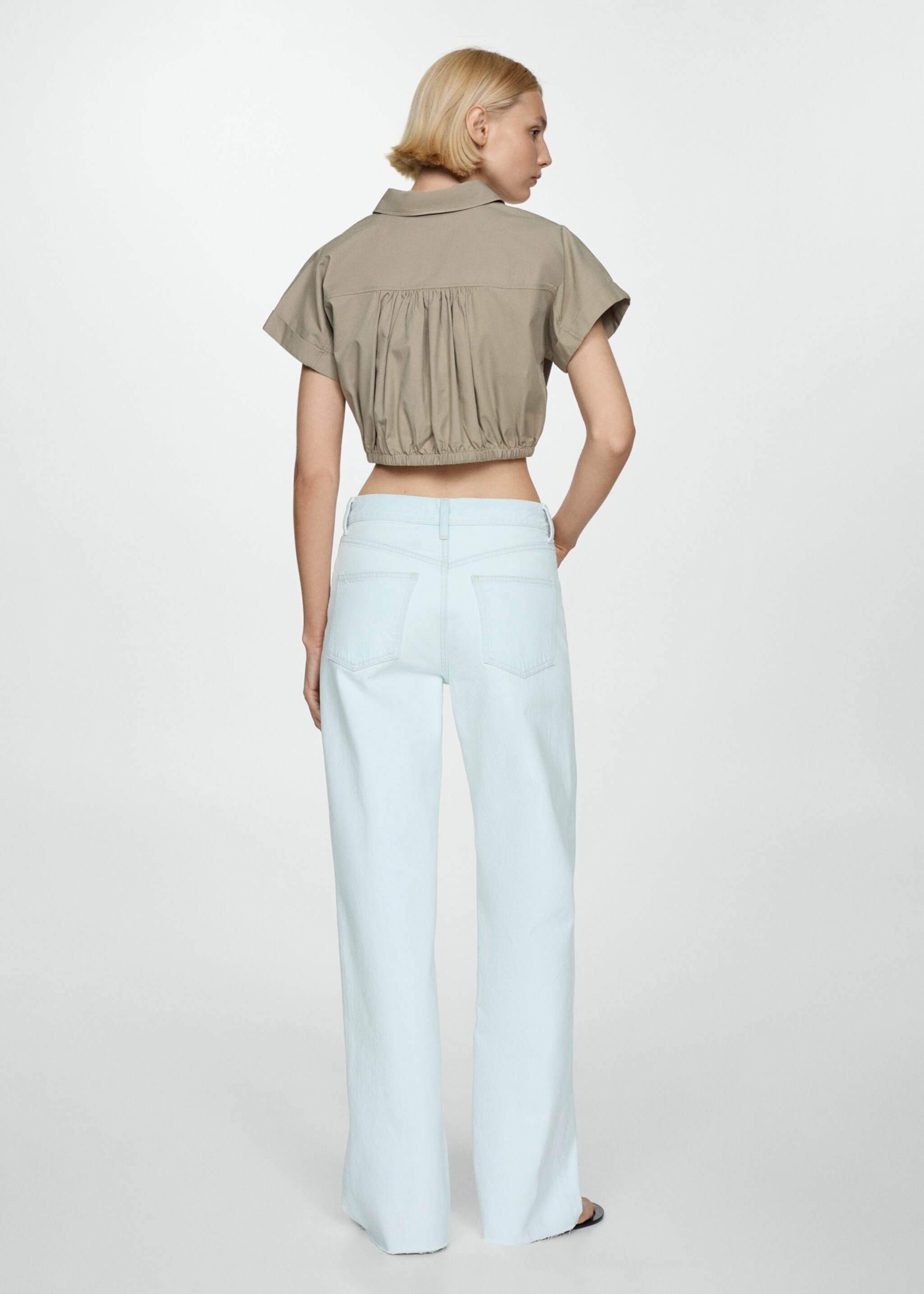 High-rise wideleg jeans - Reverse of the article