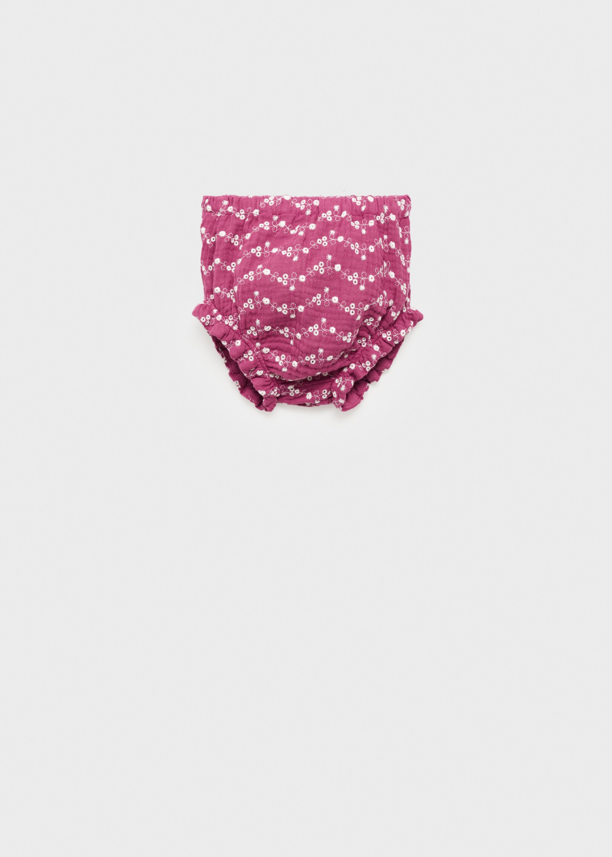 Floral embroidered shorts - Article without model