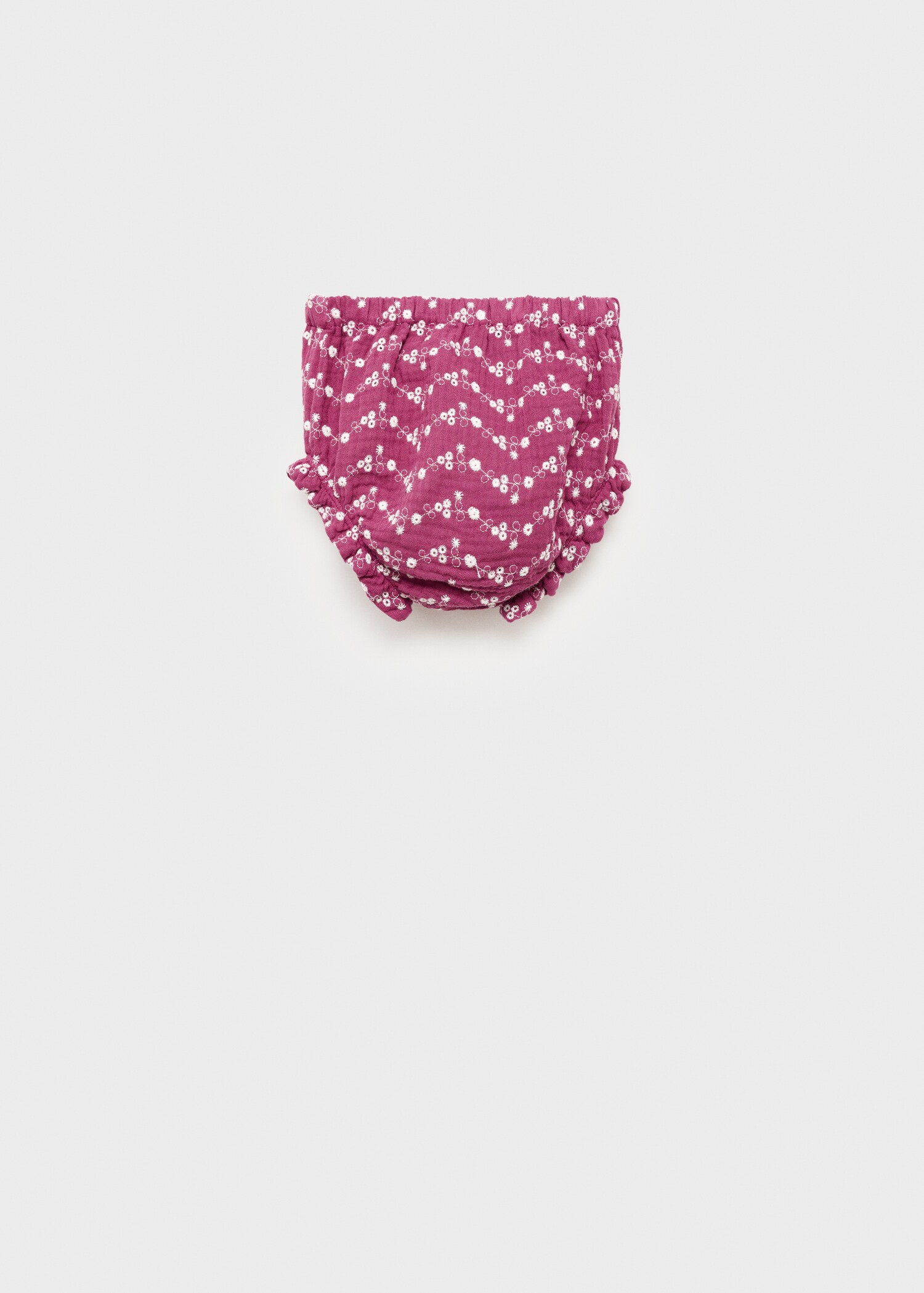 Short brodé à fleurs - Verso de l’article