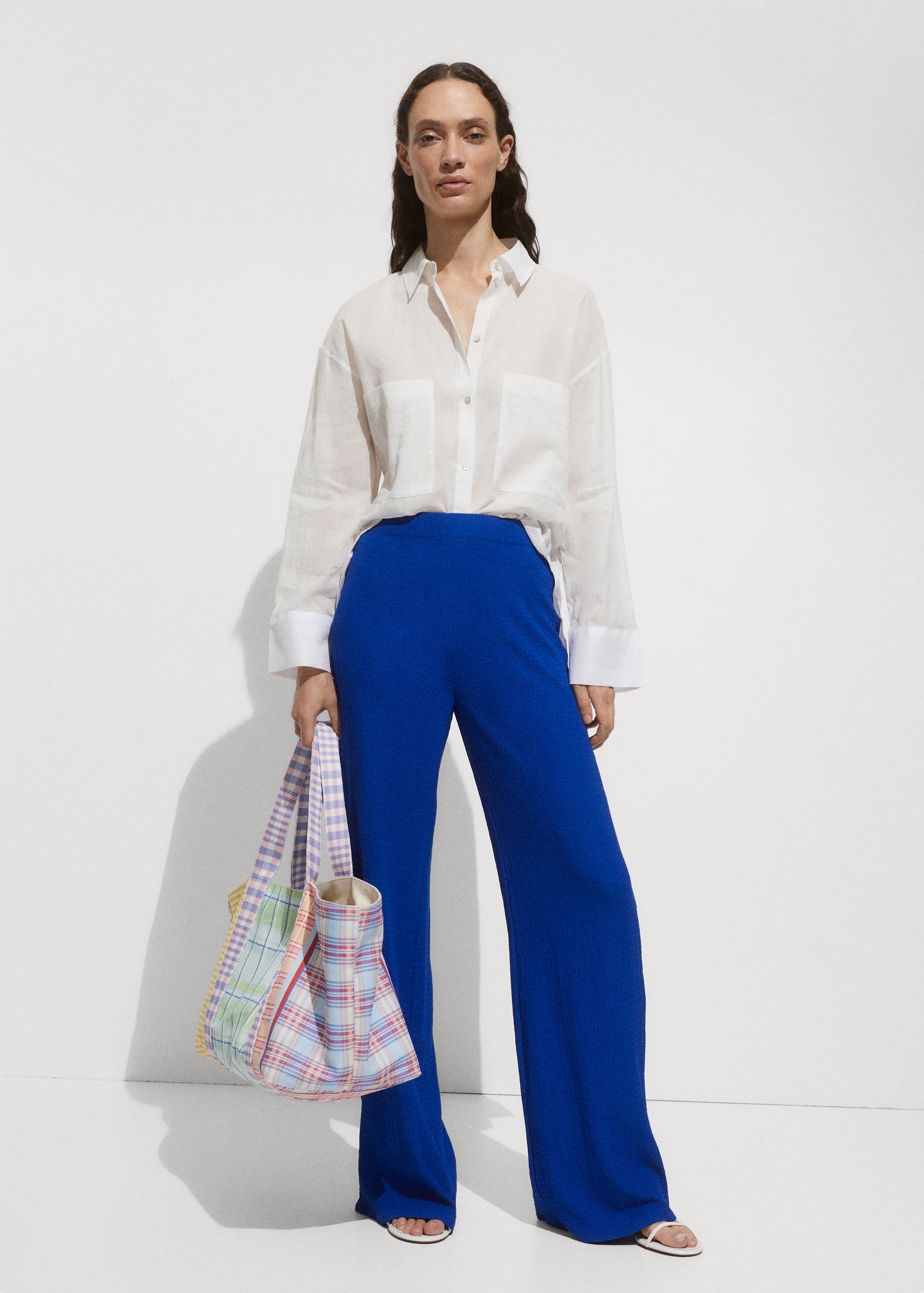 Pantalon droit fluide