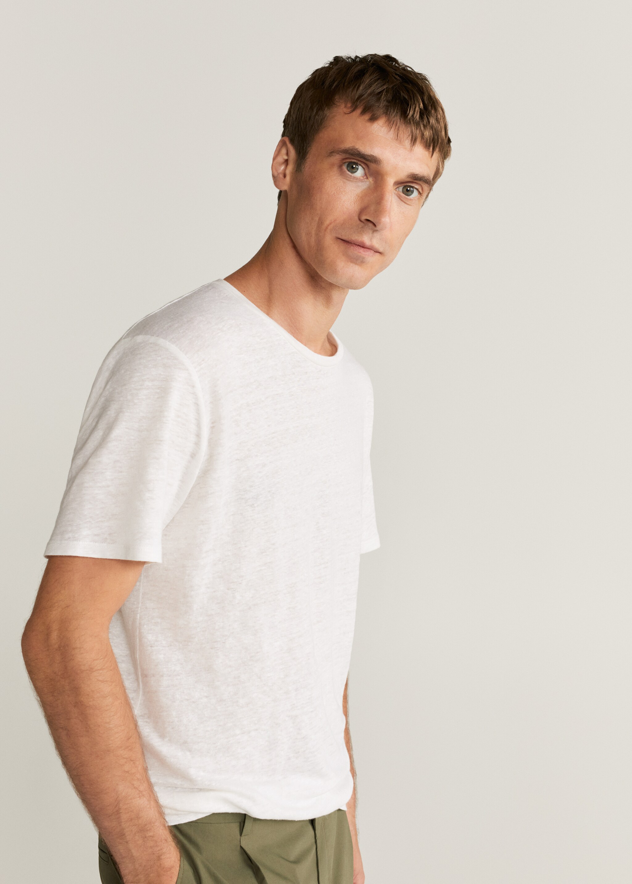 Camisa regular fit punto - Plano medio