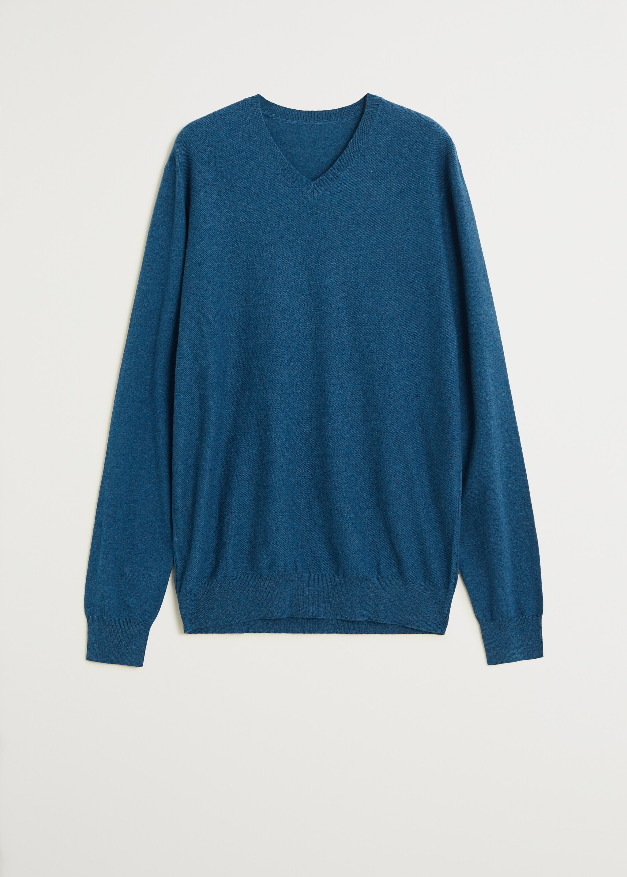 Textured cotton cashmere-blend sweater - Article without model
