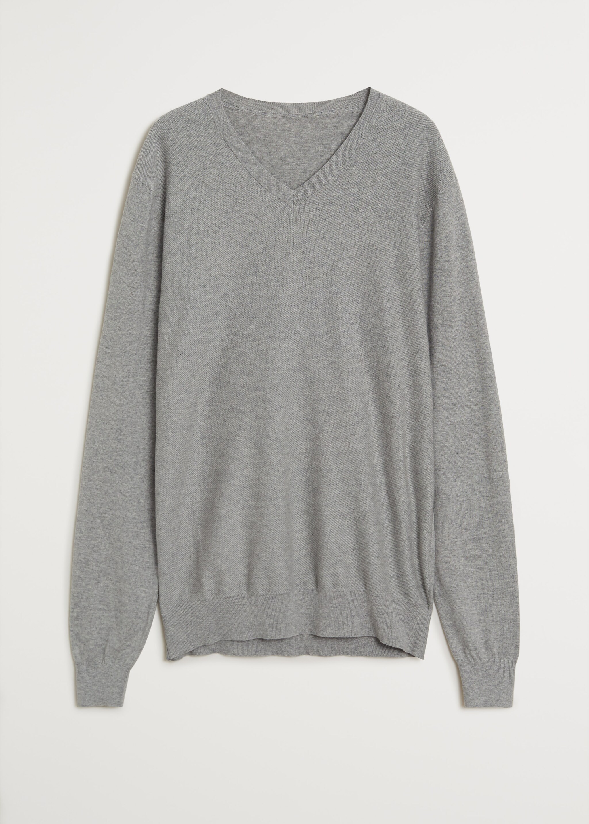 Textured cotton cashmere-blend sweater - Article without model
