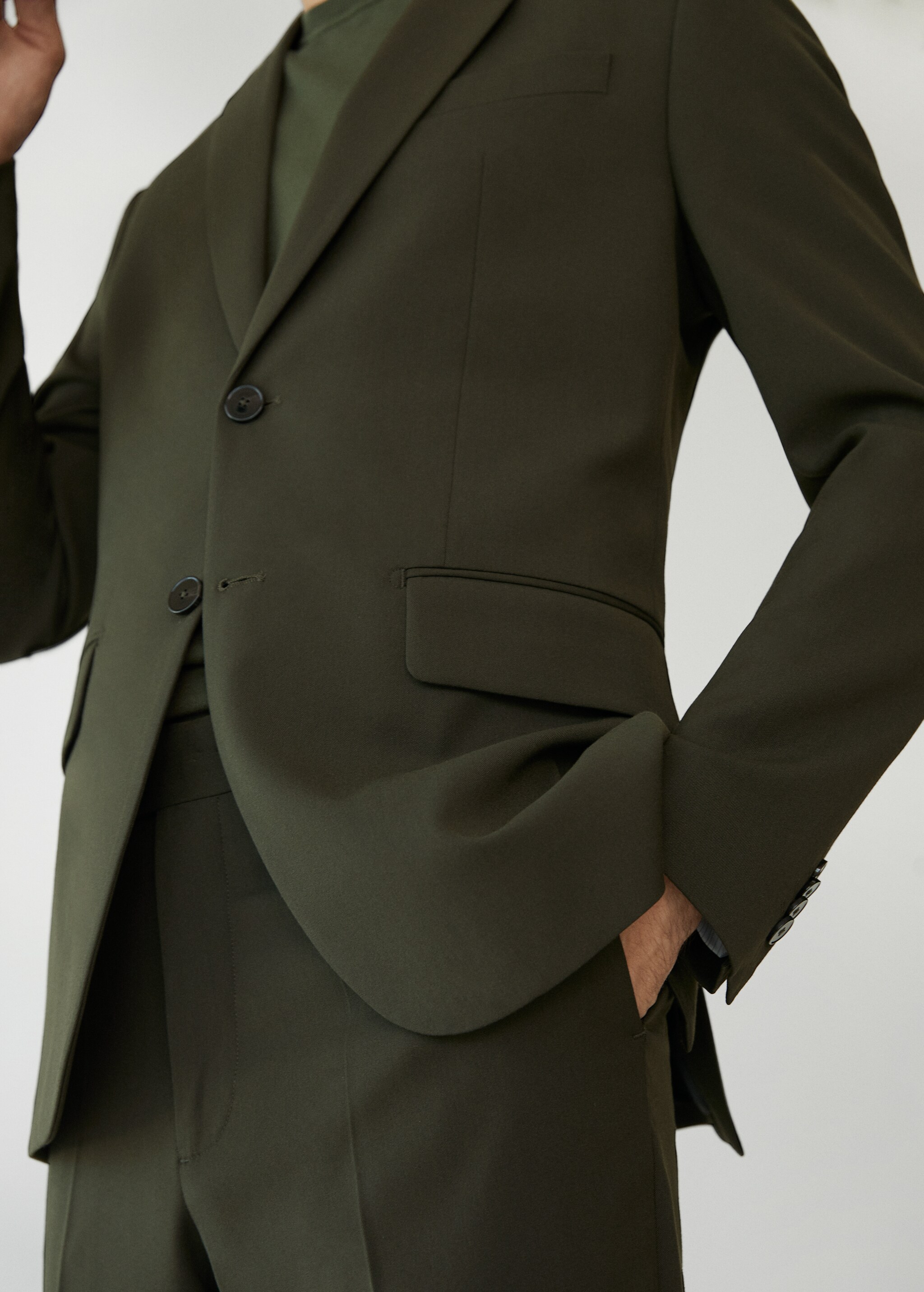 Oblekové sako slim fit - Detail zboží 2