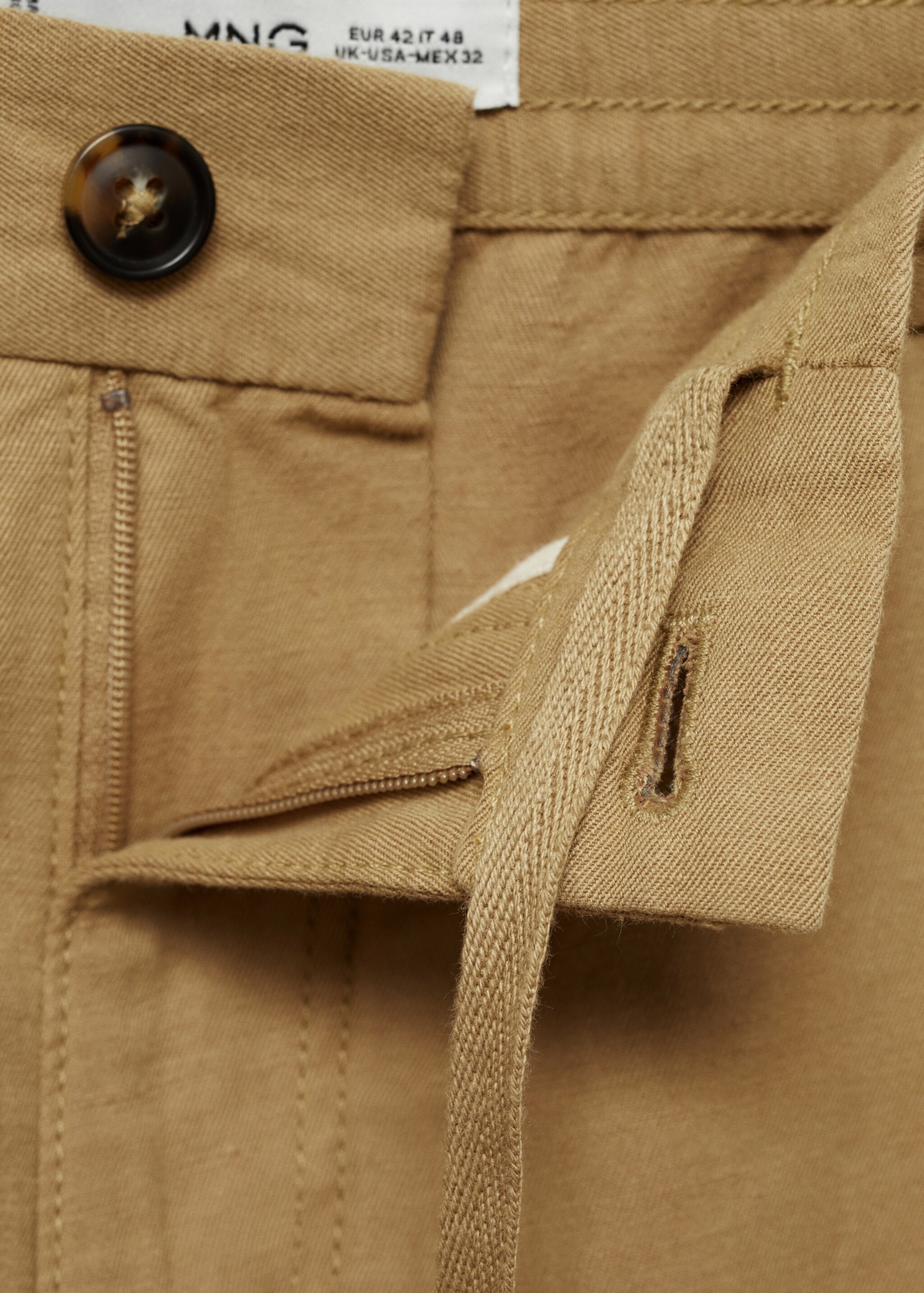 Cargohose aus Baumwolle mit Leinen - Detail des Artikels 8