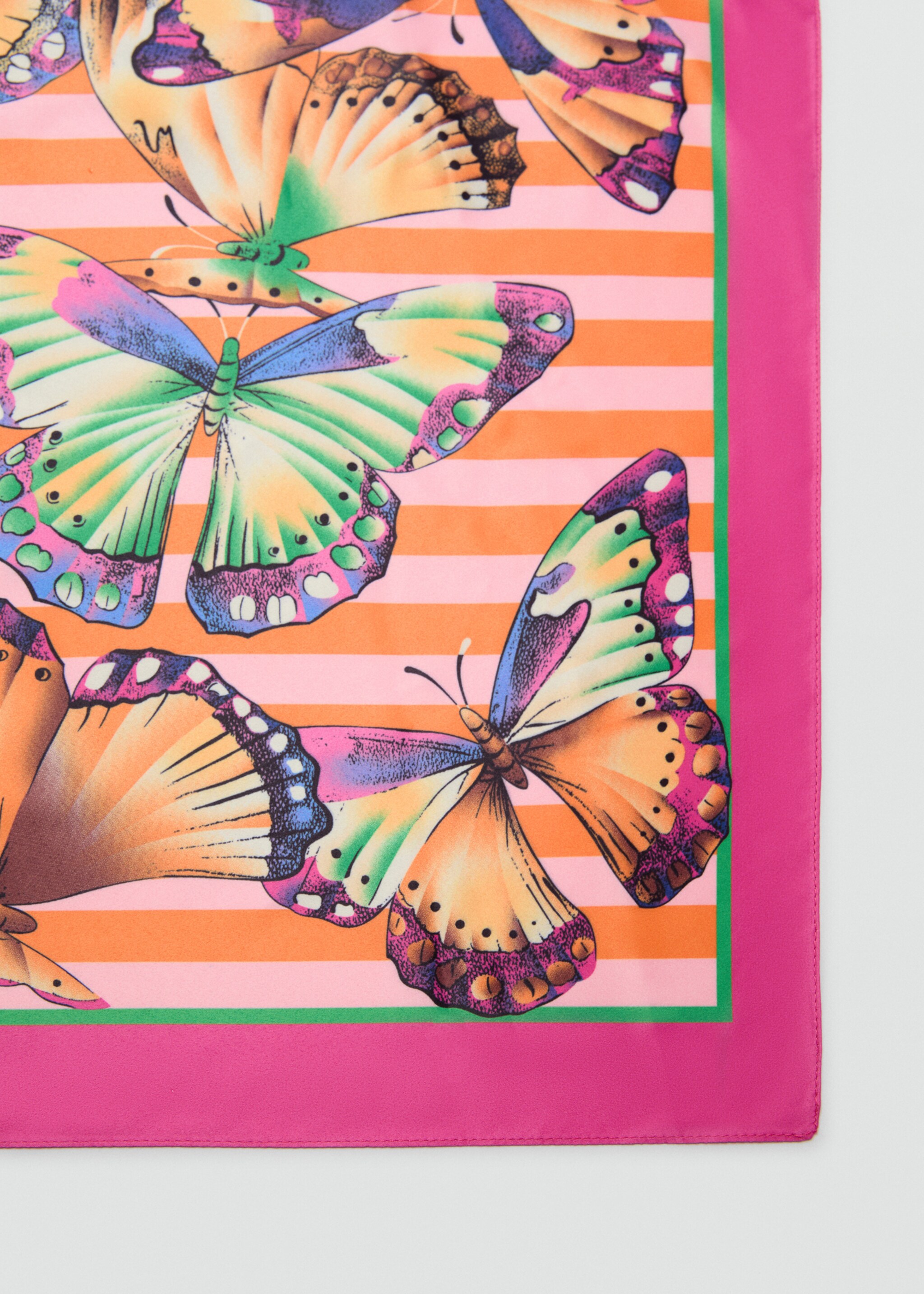 Foulard stampa farfalle - Piano medio