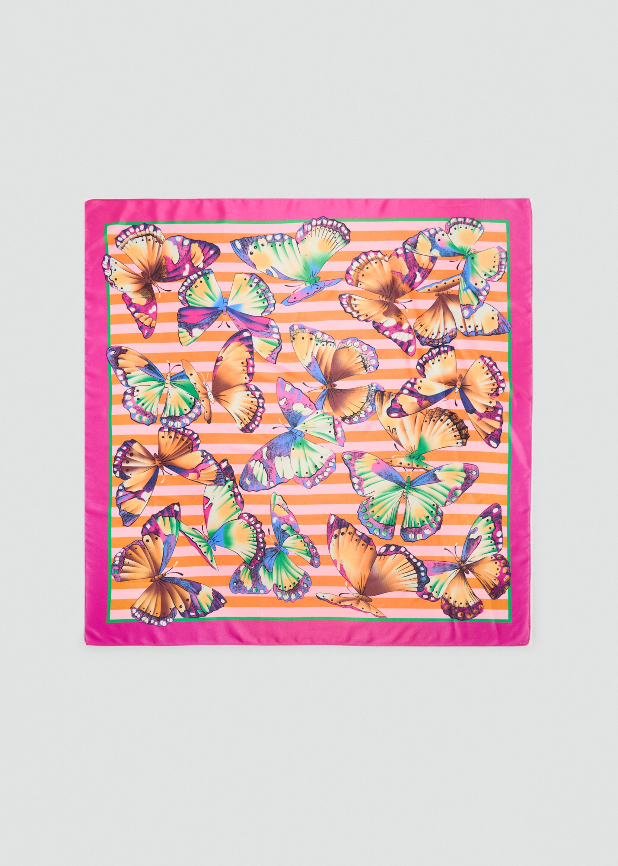 Foulard stampa farfalle - Articolo senza modello