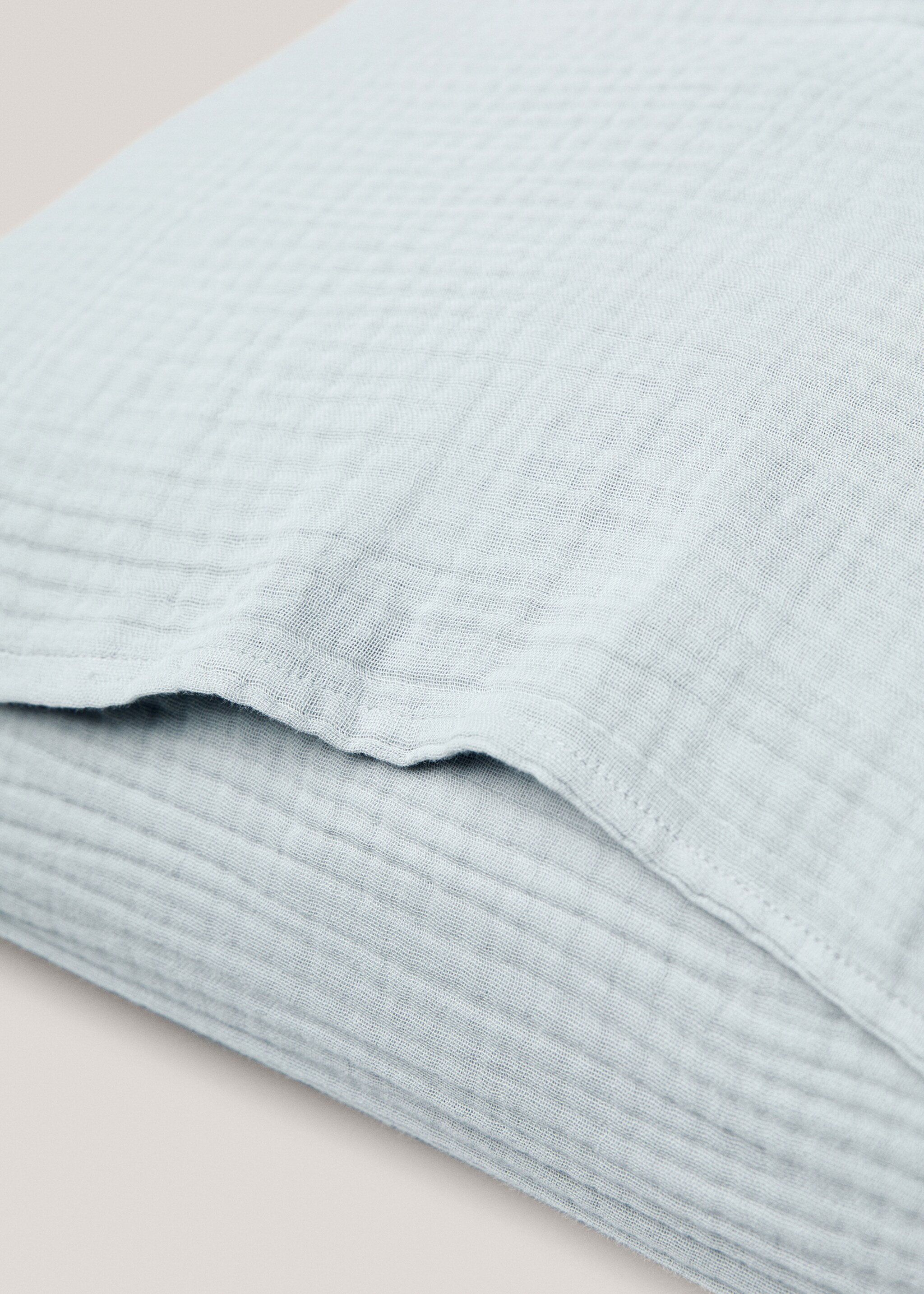 Taie d'oreiller gaze coton 50x75 cm - Détail de l'article 1, Vert d´eau. Ref: 77060573-00.