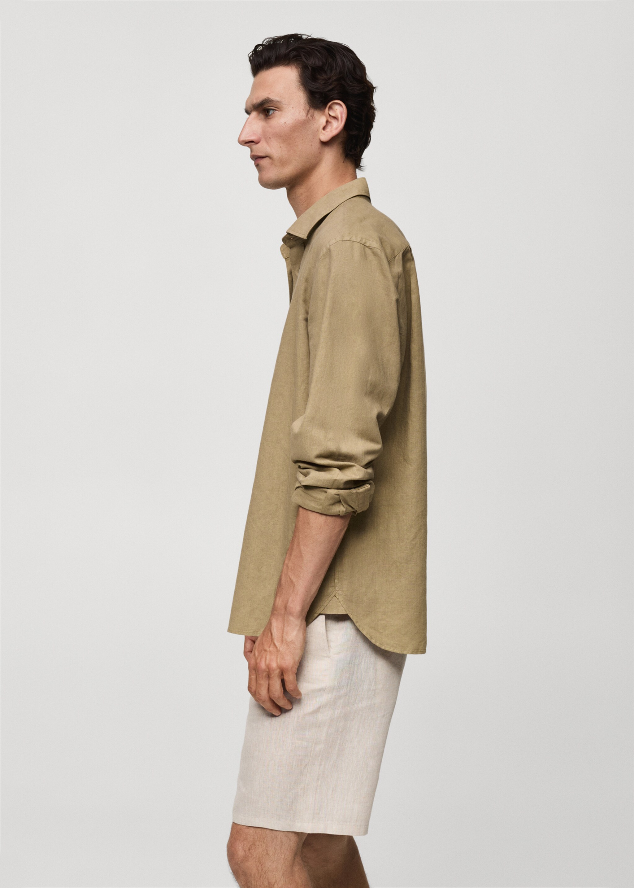 Camisa classic fit lino - Detalle del artículo 2