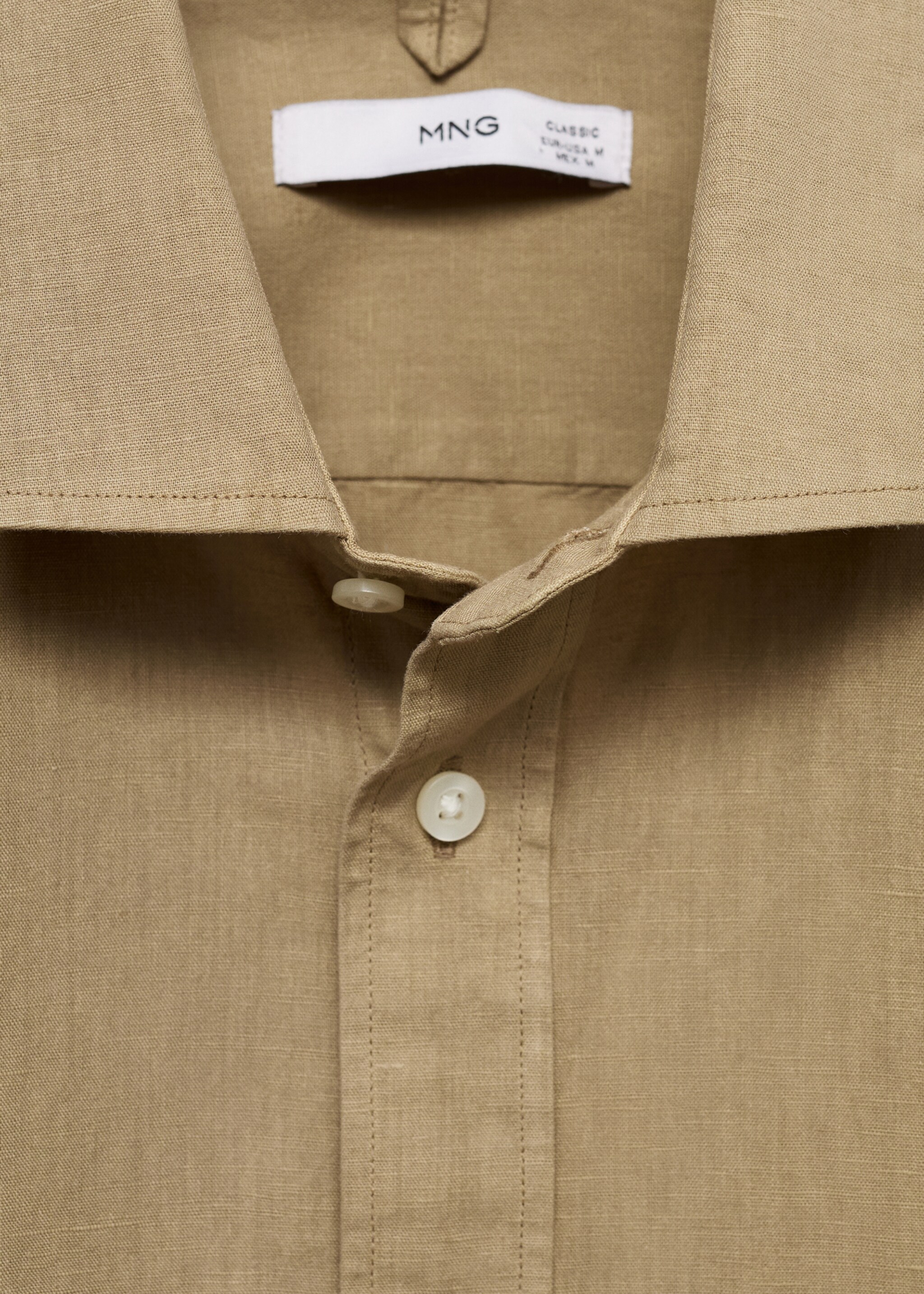 Camisa classic fit lino - Detalle del artículo 8