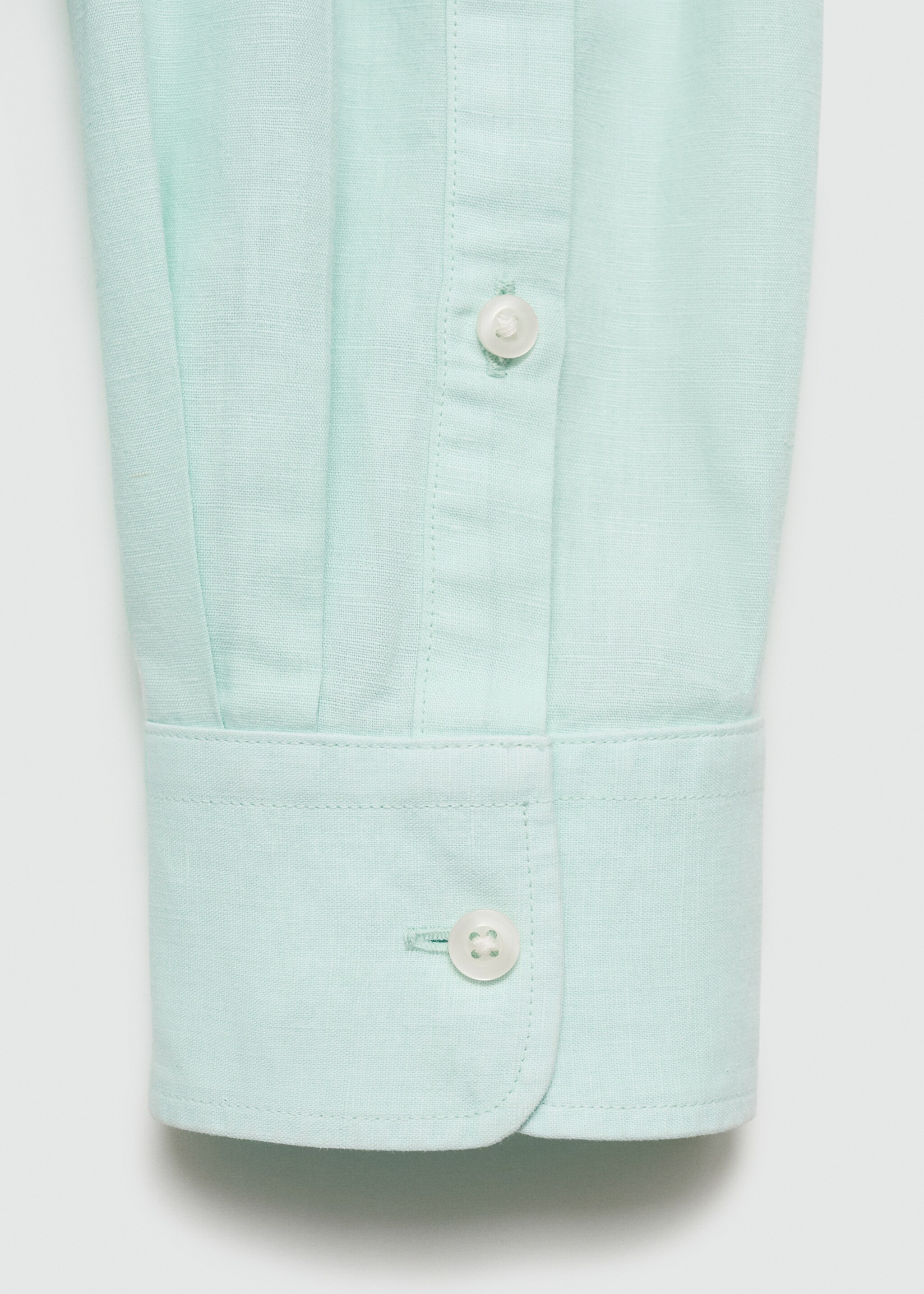 Chemise classic-fit lin - Détail de l'article 0, Vert d´eau. Ref: 77060583-00.