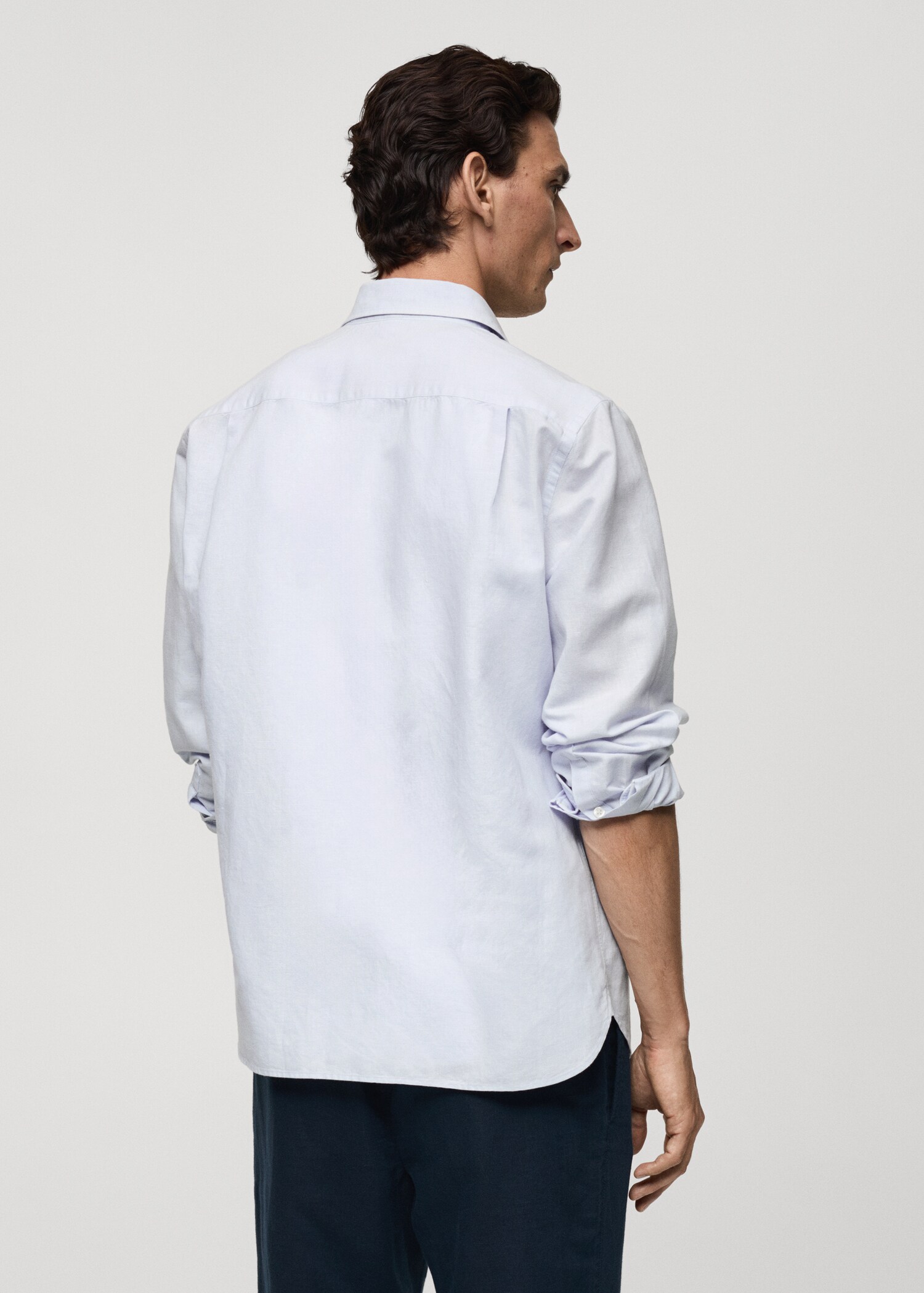 Classic-fit linen-blend shirt - Reverse of the article