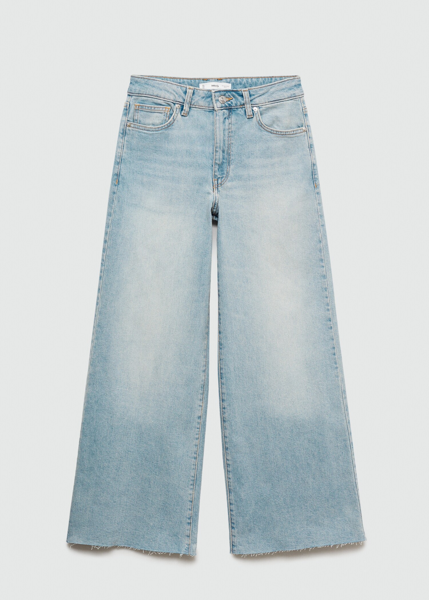 Mid waist culotte jeans - Article without model