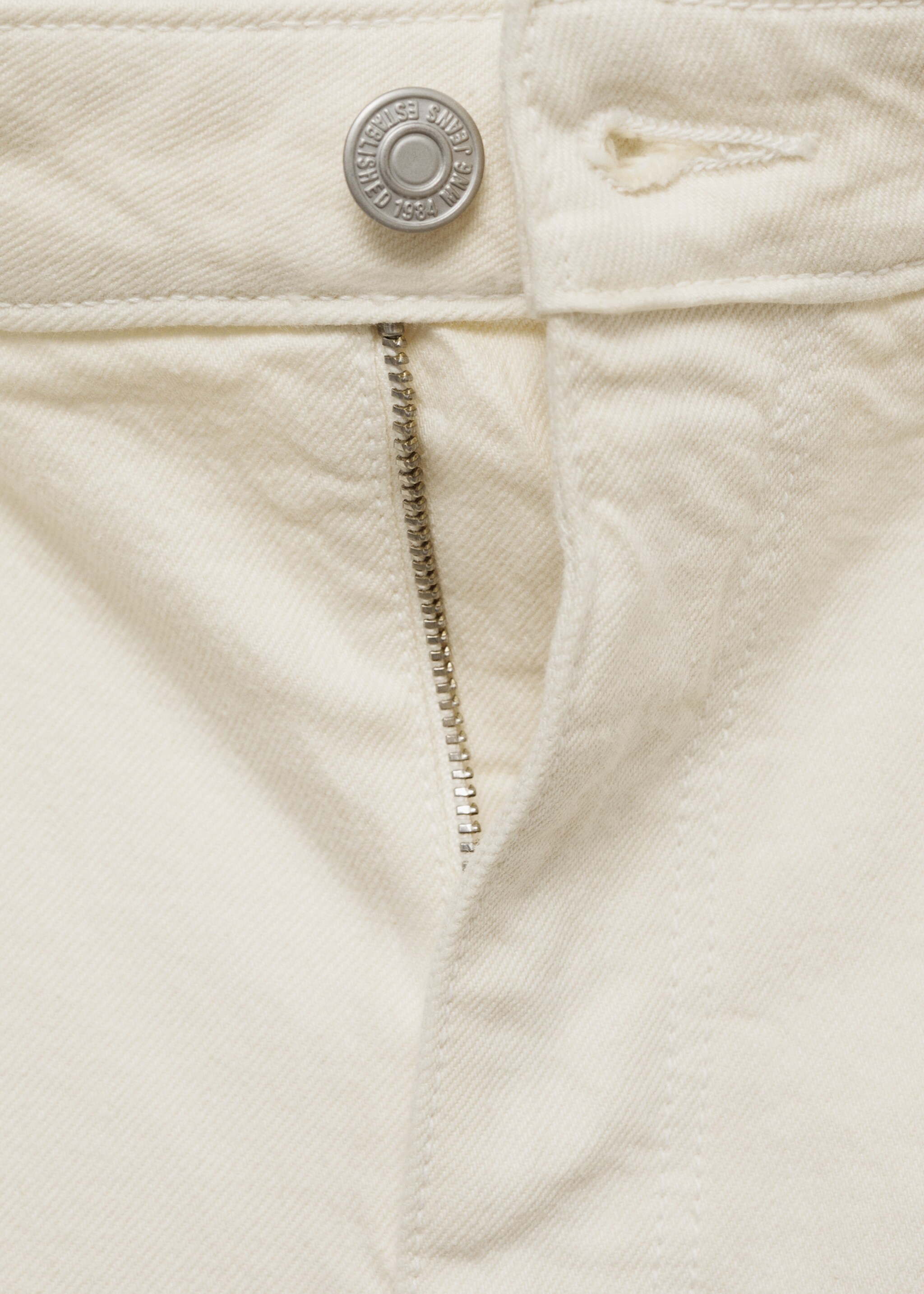 Mid waist culotte jeans - Details of the article 0