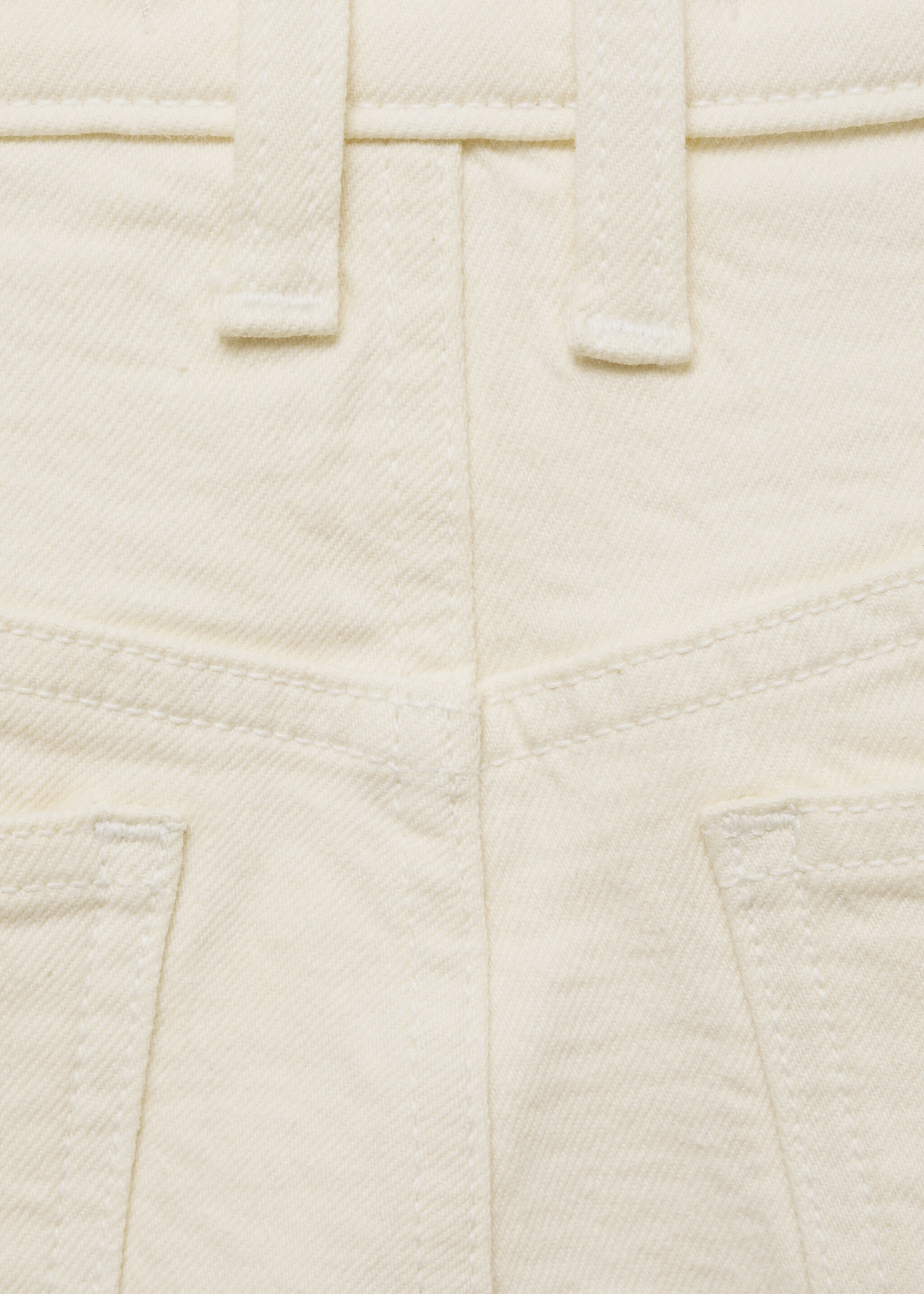 Mid waist culotte jeans - Details of the article 8