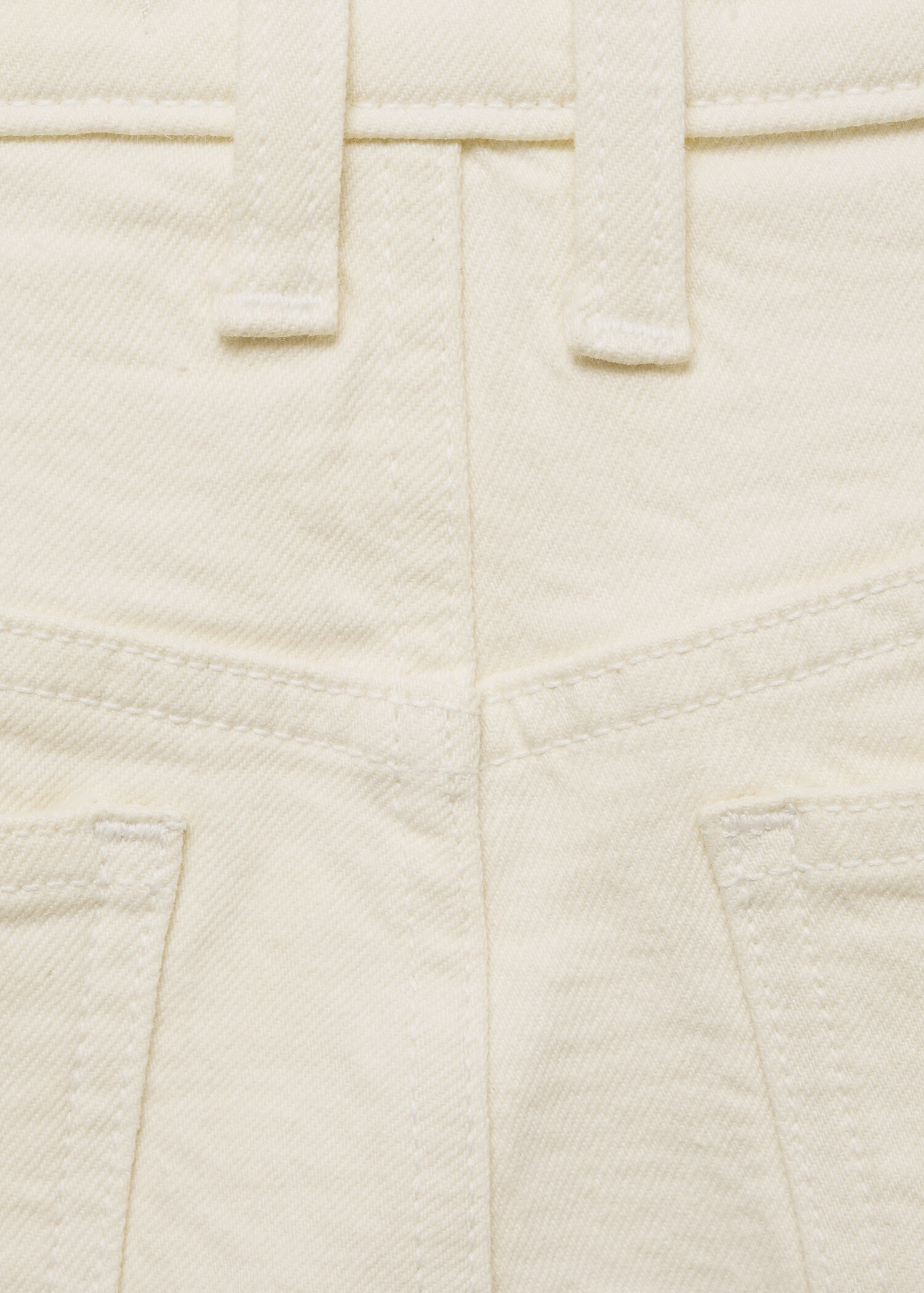 Mid waist culotte jeans - Details of the article 8