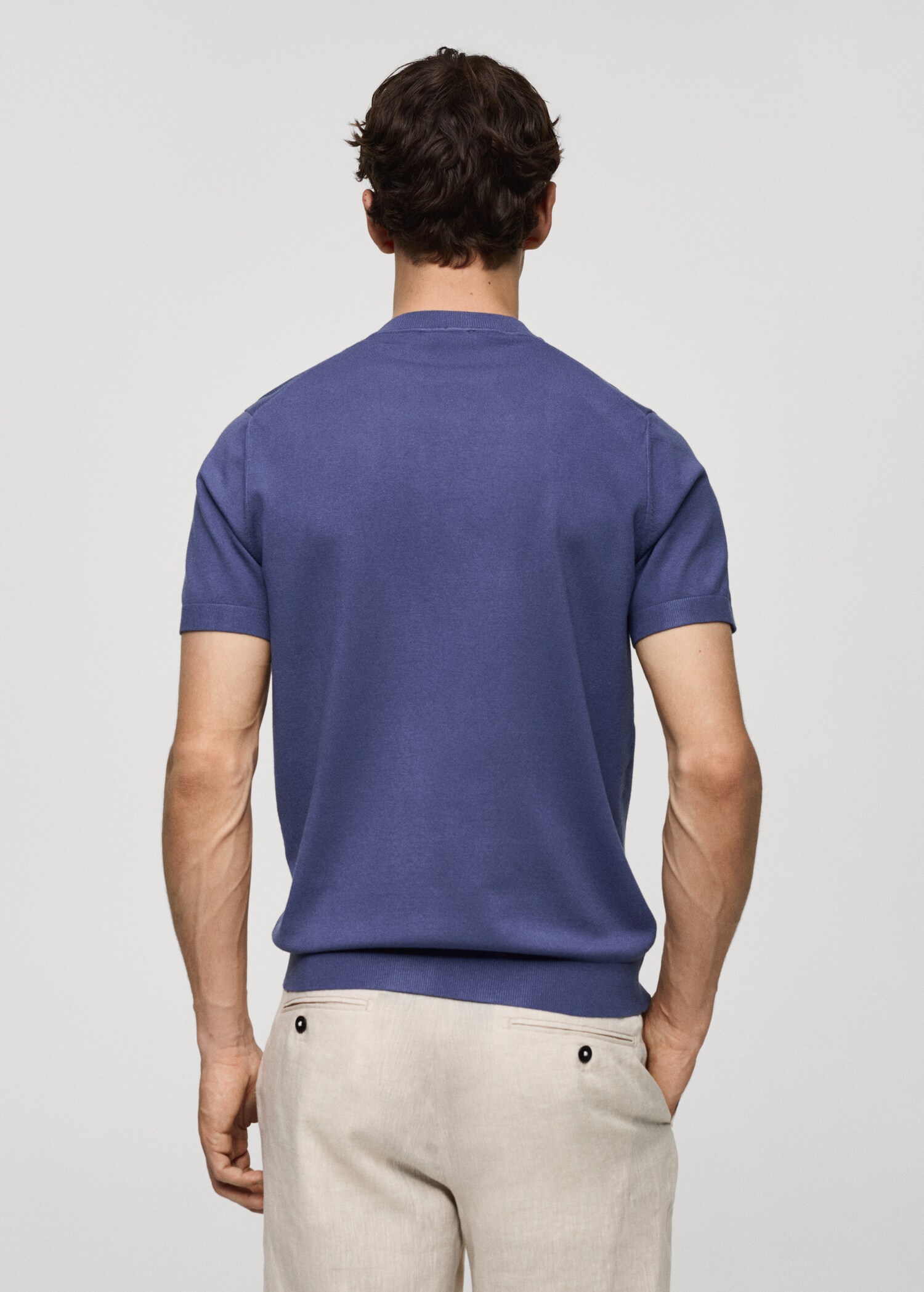 T-shirt en maille fine - Verso de l’article