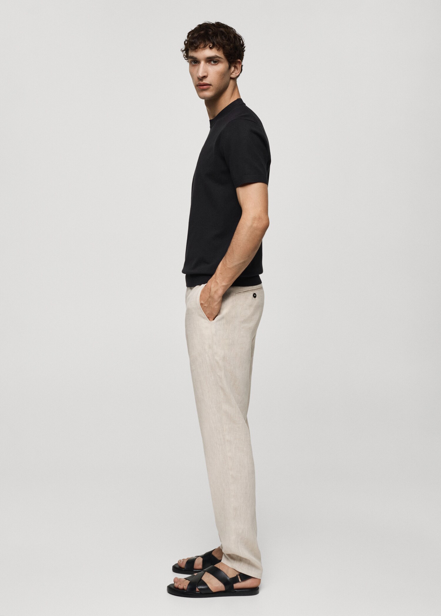 Fine-knit T-shirt - Details of the article 2