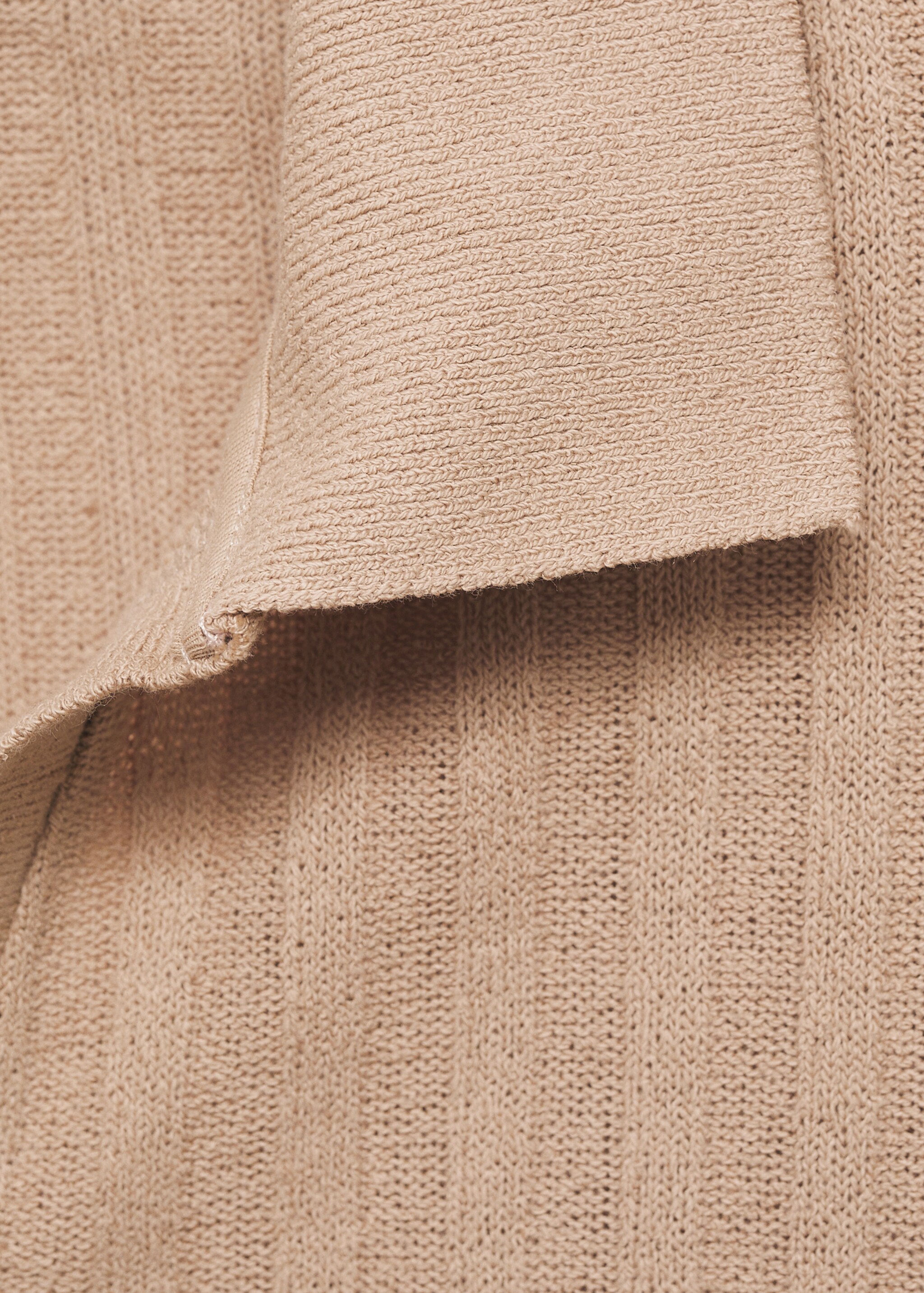 Geripptes Regular-Fit-Poloshirt aus Baumwolle - Detail des Artikels 0