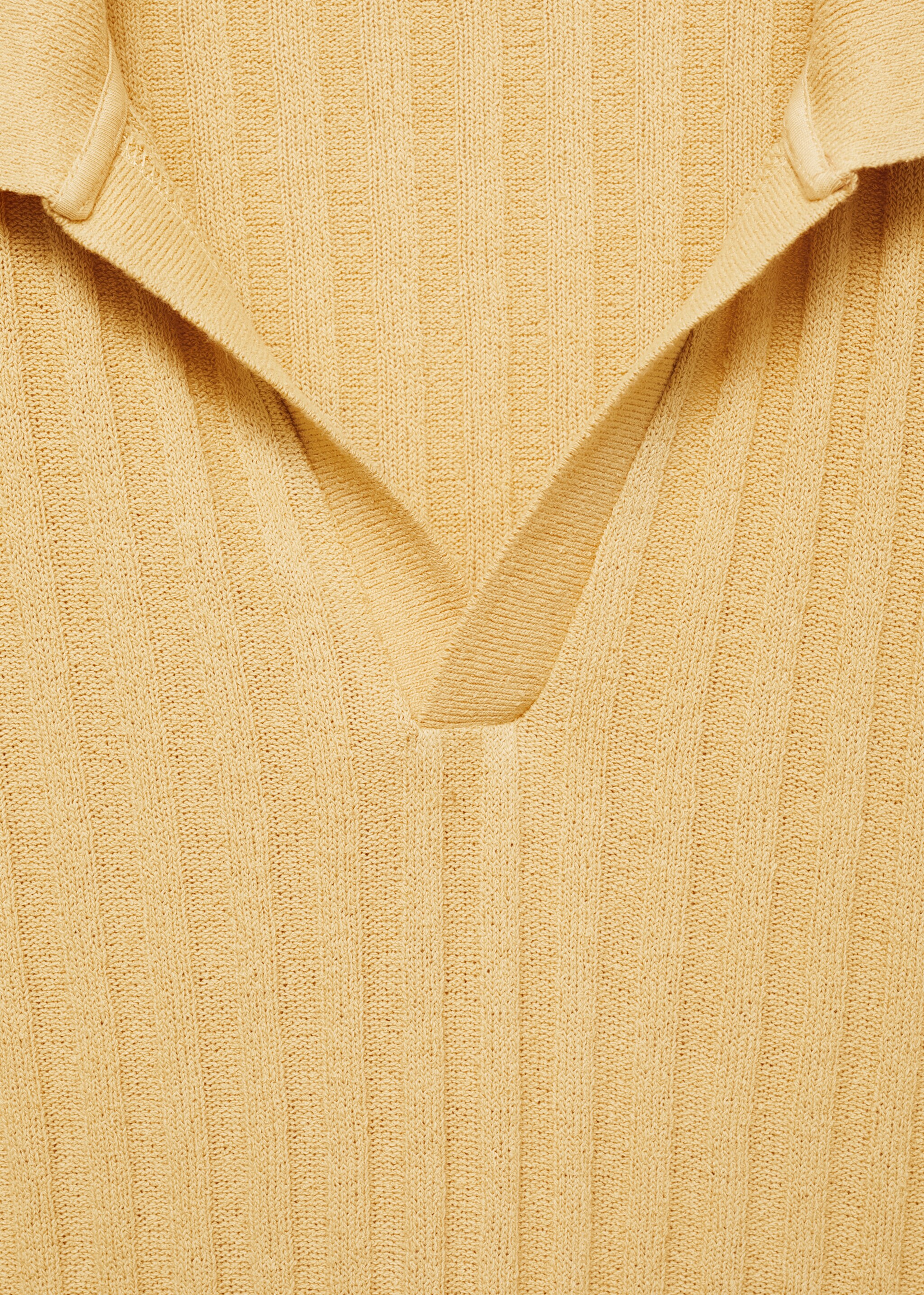 Geripptes Regular-Fit-Poloshirt aus Baumwolle - Detail des Artikels 8