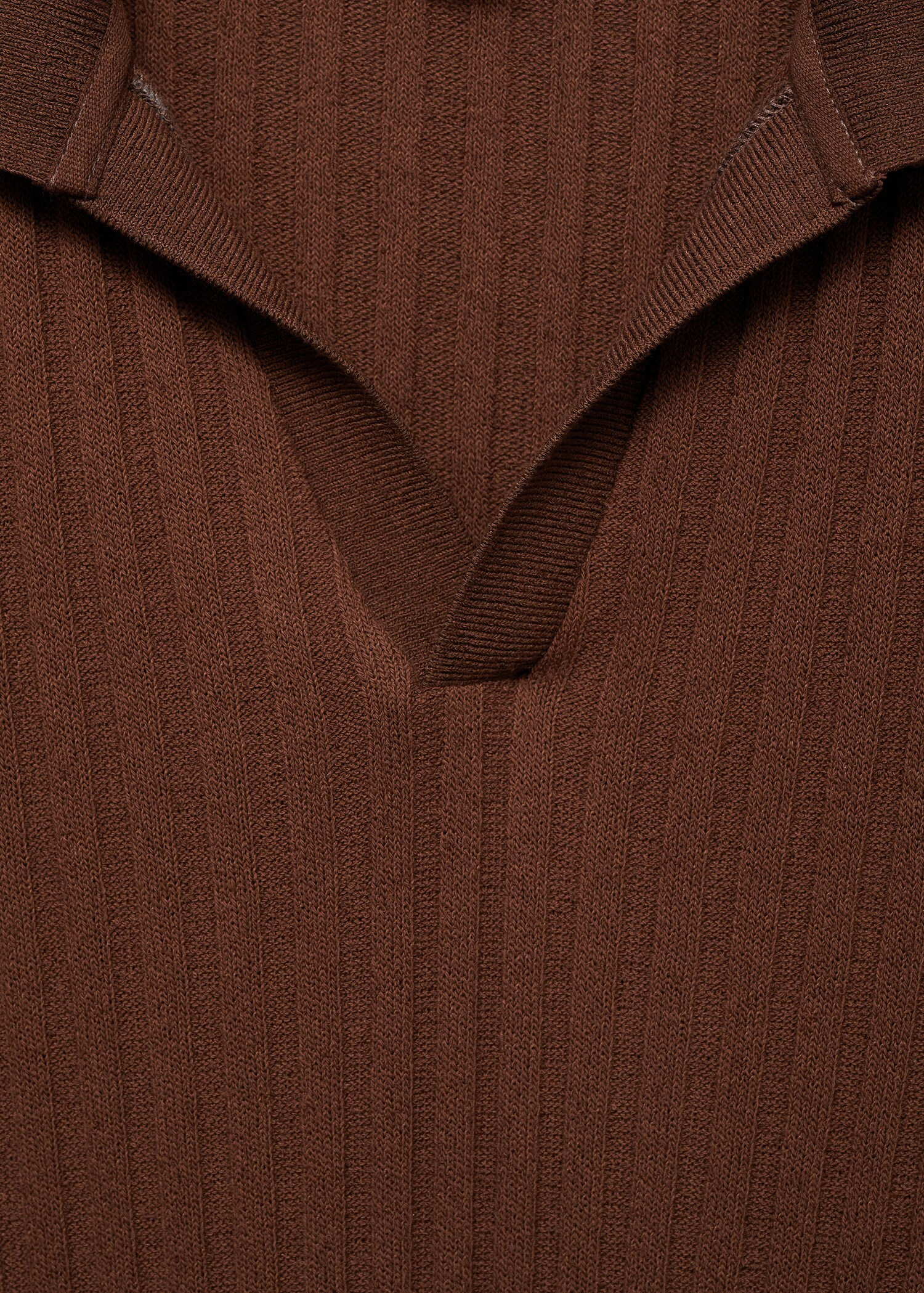 Polo regular fit algodón canalé - Detalle del artículo 8