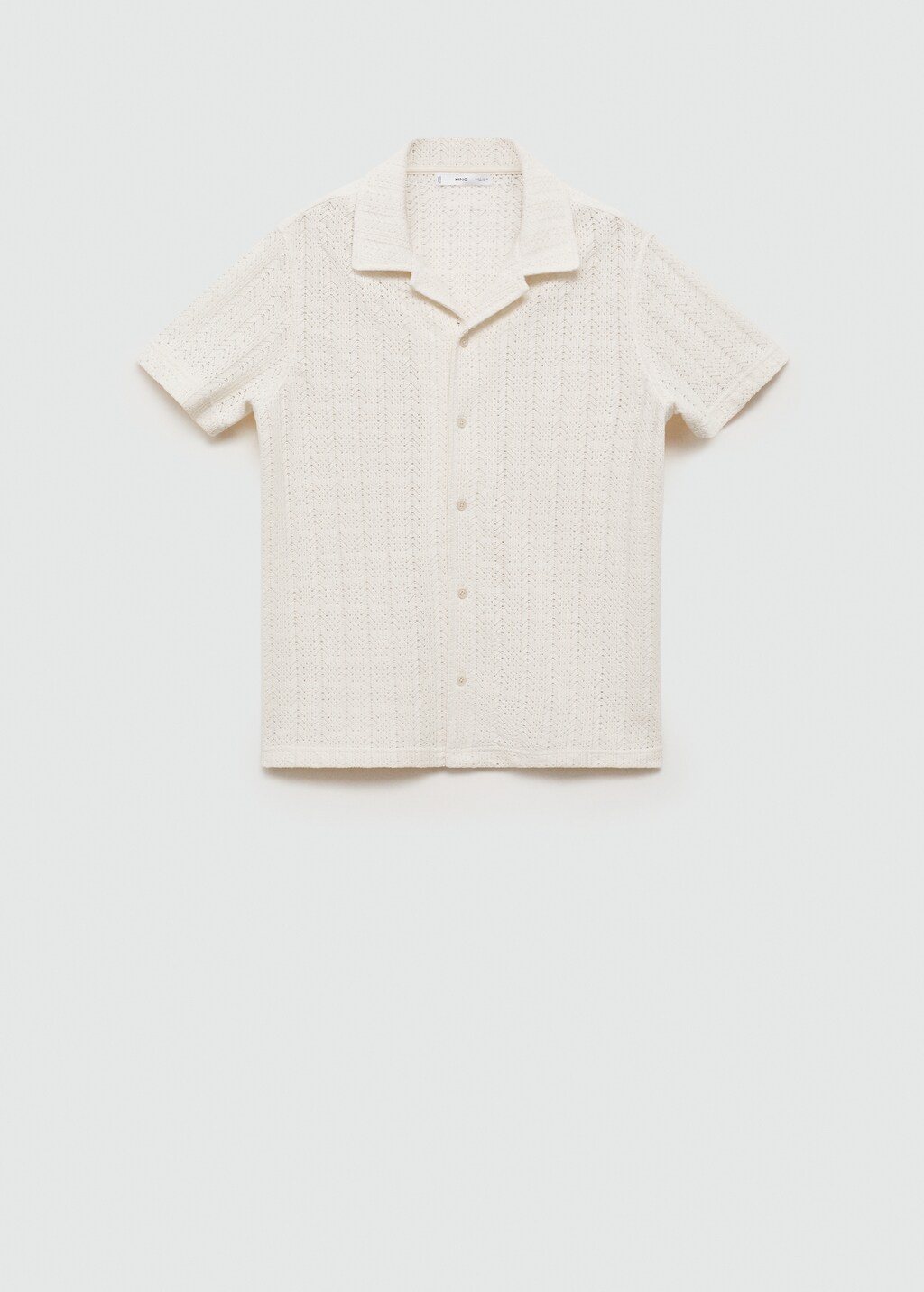 Bott 　Cotton Crochet Knit Shirts 新品 セール】【BoTT / ボット】Cotton Crochet S/S Shirt（シャツ