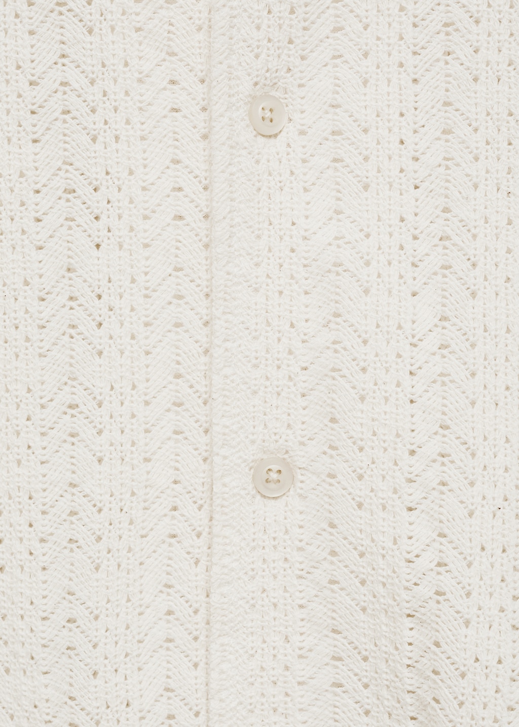 Crochet knitted shirt - Men | MANGO OUTLET USA