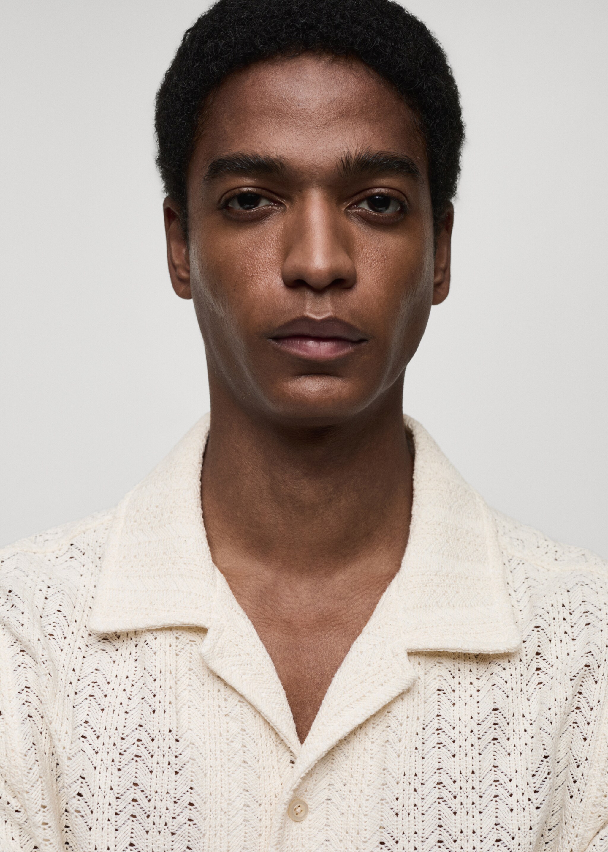 Crochet knitted shirt - Details of the article 1