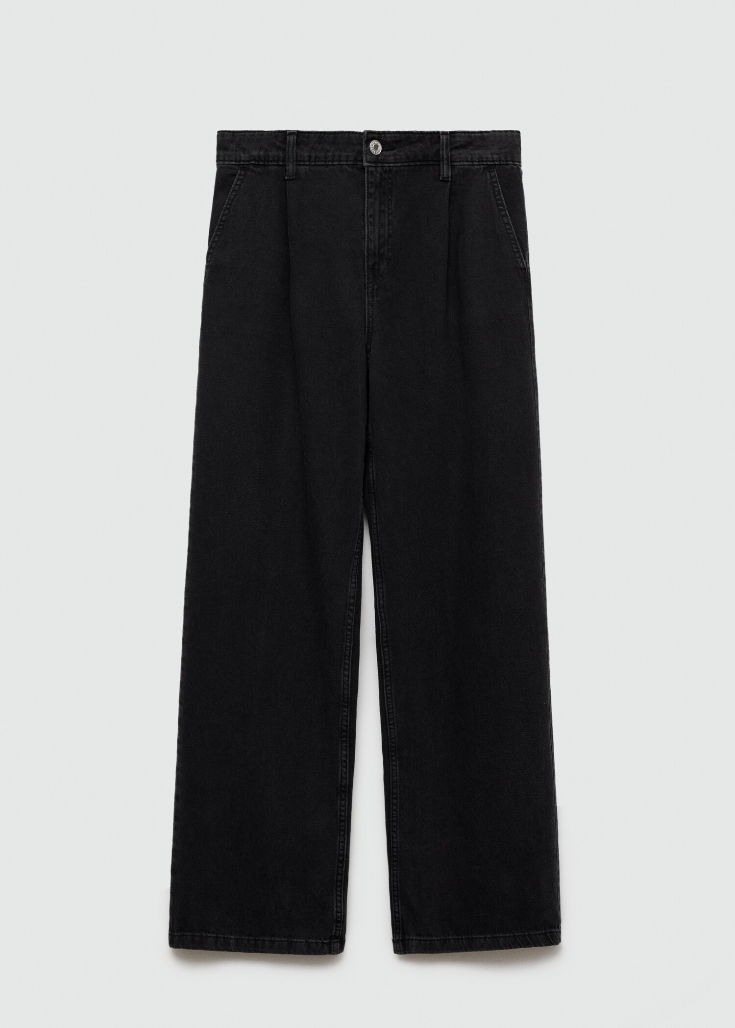 Gerade Jeans mit Bundfalten - Artikel ohne Model