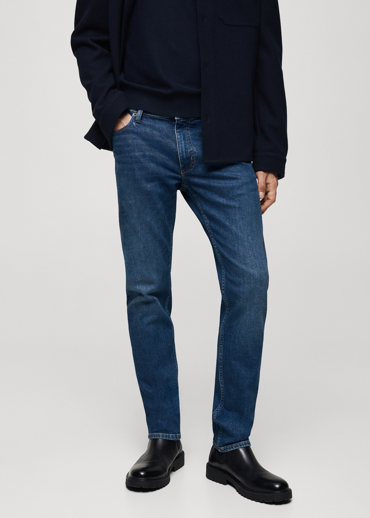 Jeans Jan slim fit - Plano medio