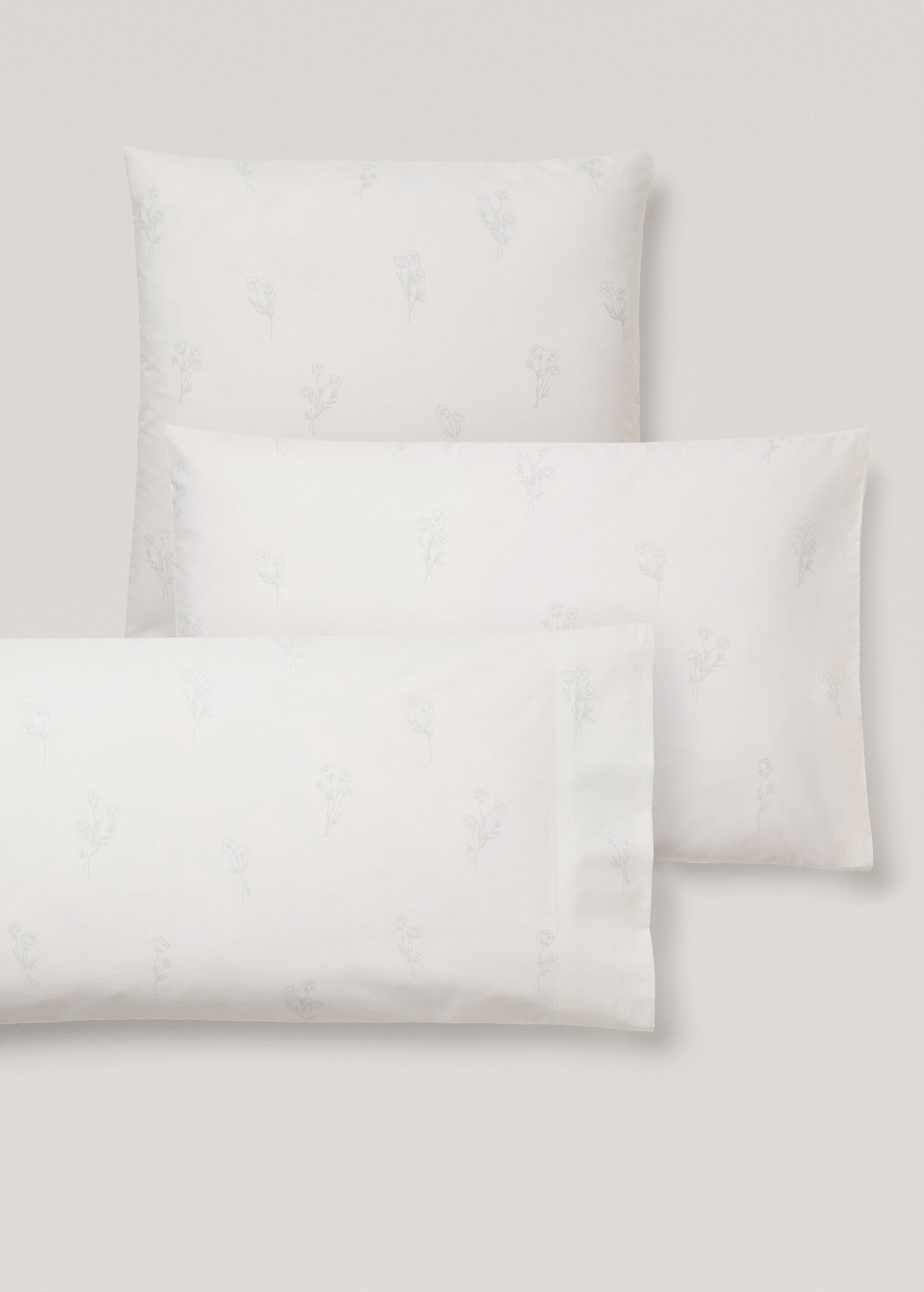 Floral pillow case 60x60cm - Details of the article 4