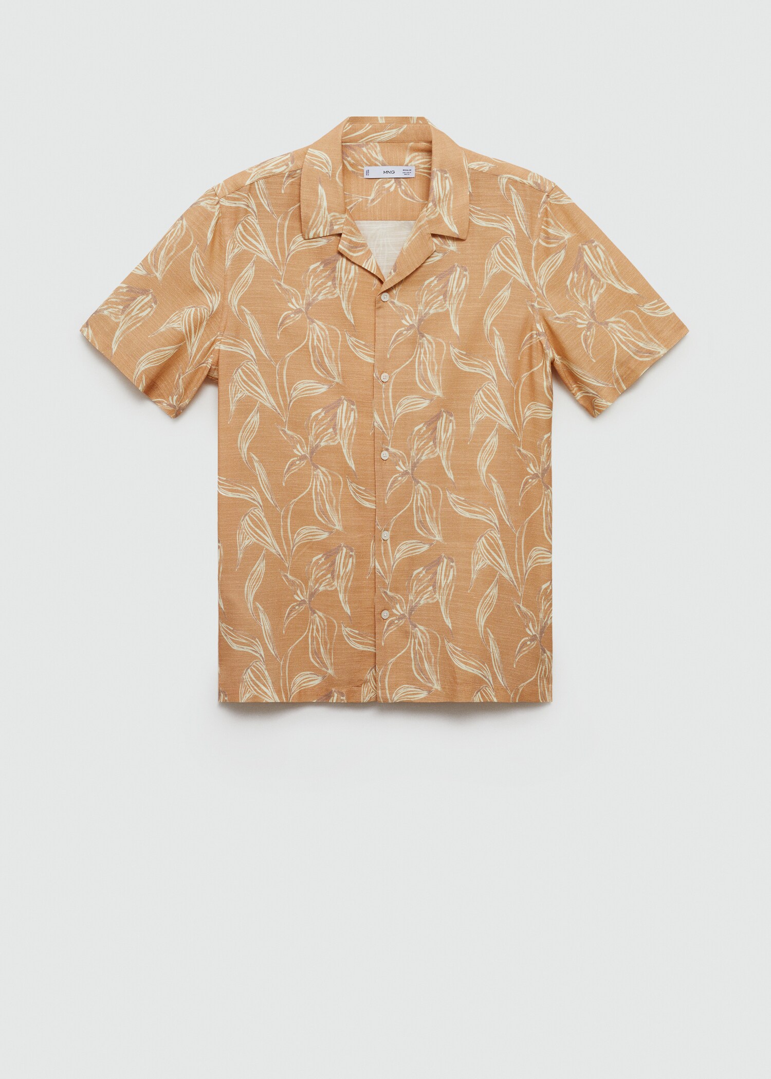 Printed fluid regular-fit shirt - Article without model