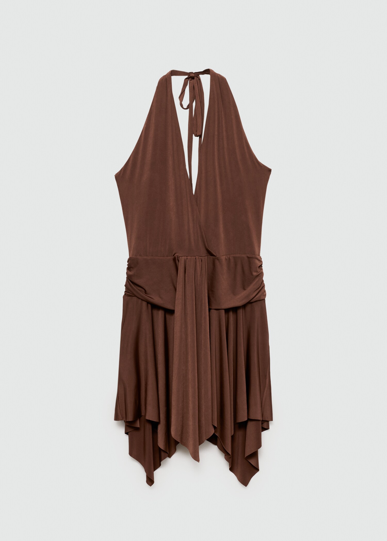 Vestido asimétrico halter - Artículo sin modelo