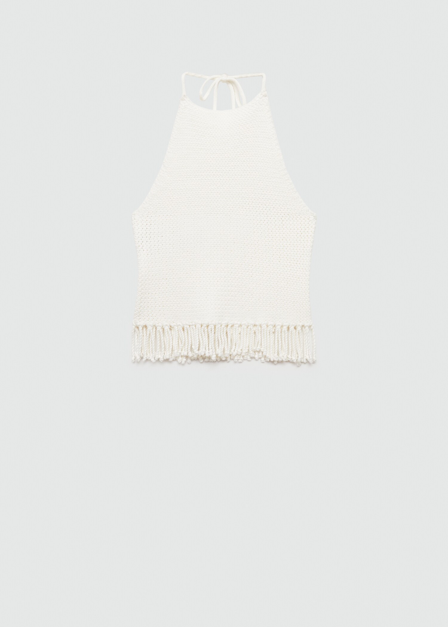 Halter neck crochet top - Article without model