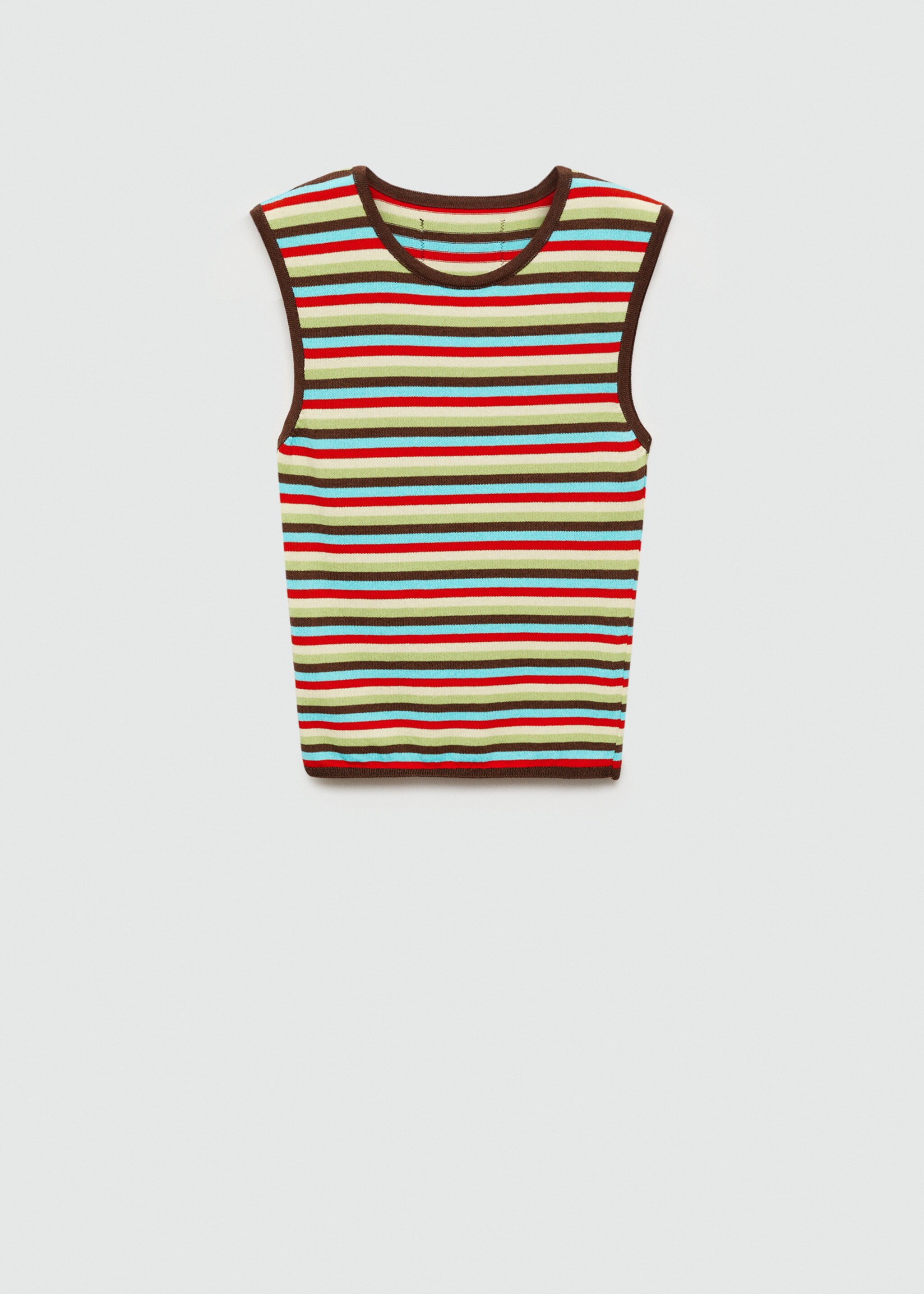Gestreiftes Jersey-Top - Artikel ohne Model