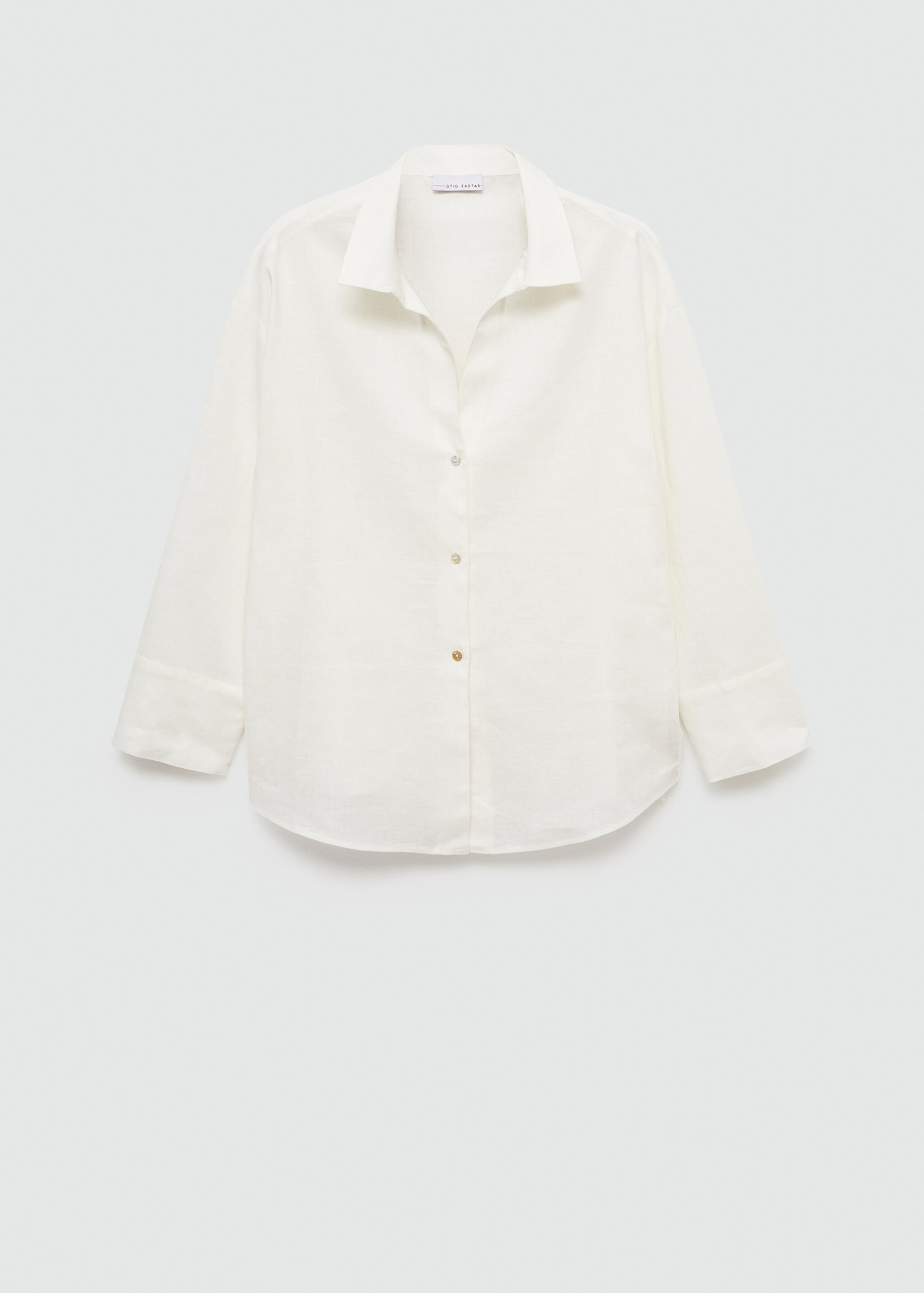 Regular-fit linen shirt - Article without model