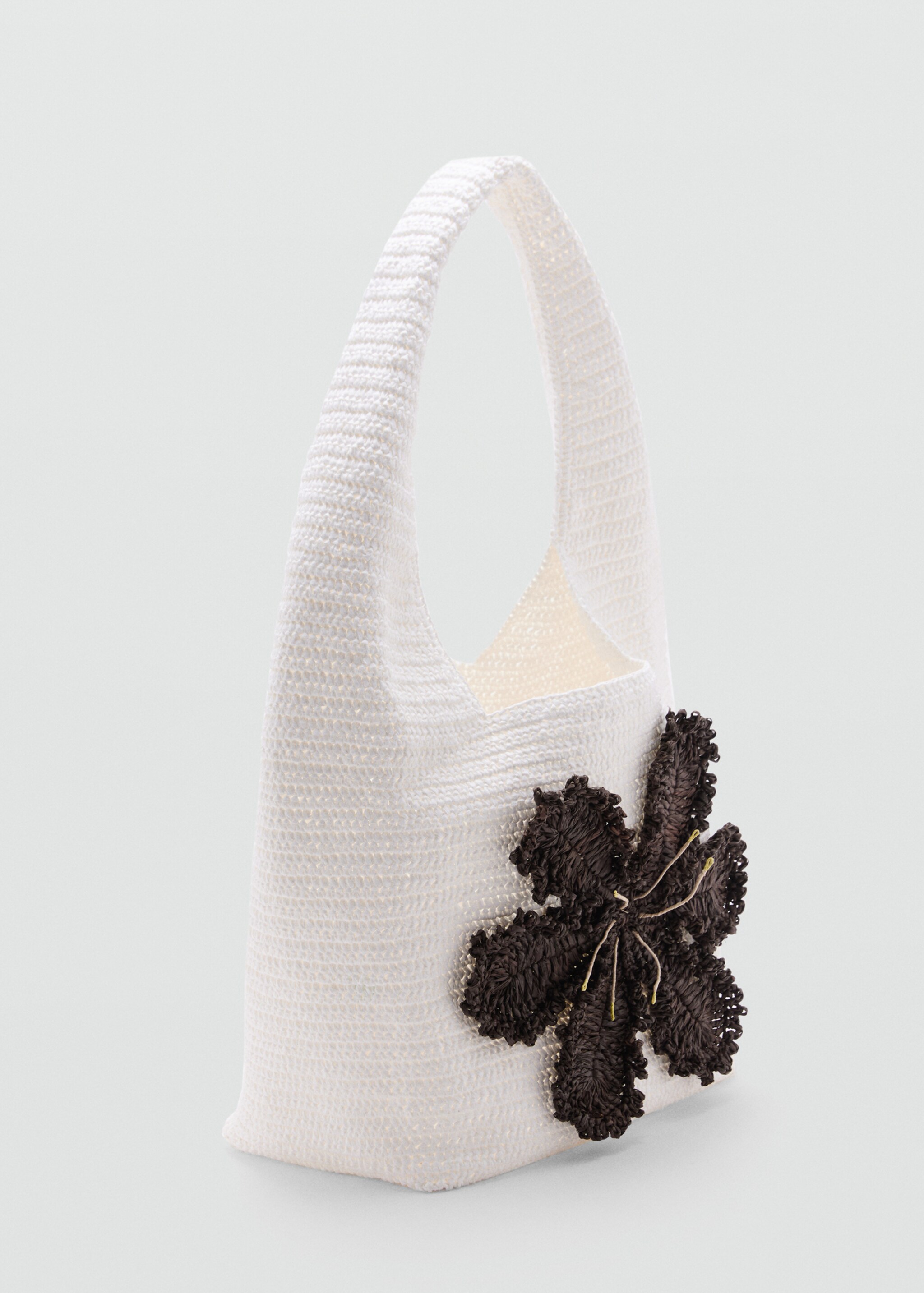 Carteira de estilo shopper de fibra natural - Plano médio